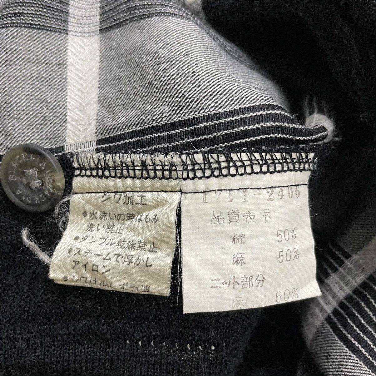 Issey Miyake × Japanese Brand × Vintage 🔥80s BLACK PIA SPORT PLAID BOMBER JACKET Size US XL / EU 56 / 4 - 8 Thumbnail