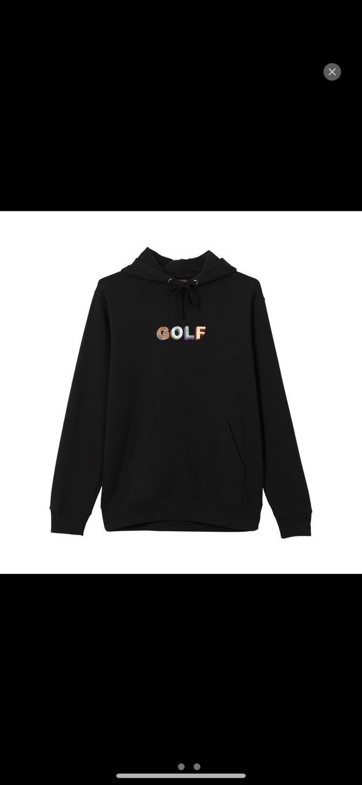 Golf Logo Hoodie - Black 2024