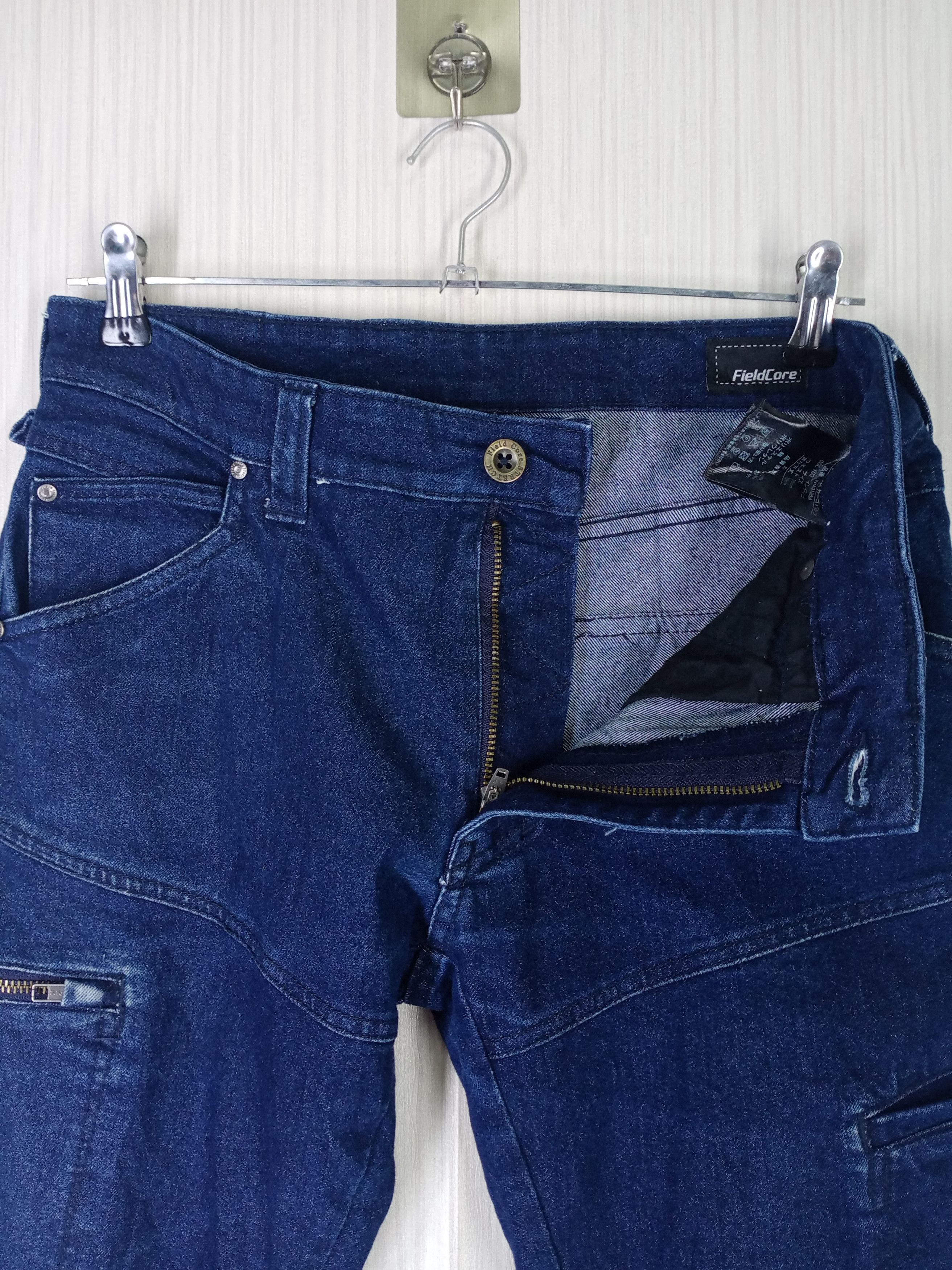 Rare Fieldcore Denim Cargo Pants Multipocket