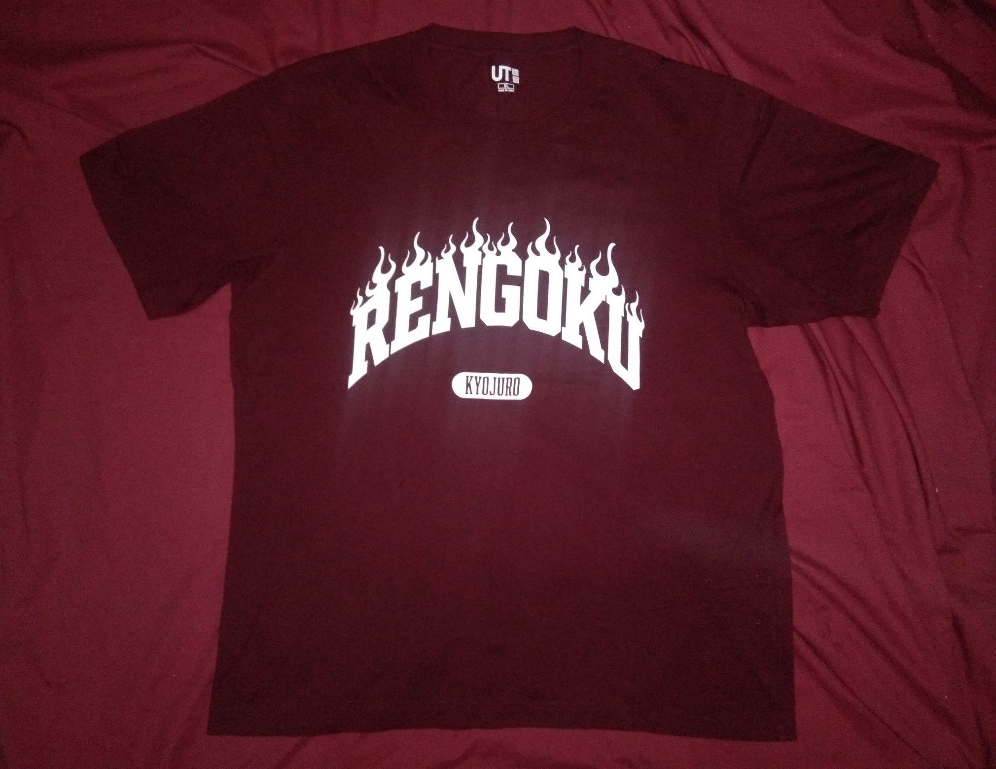 Japanese Brand Demon Slayer/Kimetsu no Yaiba Rengoku tshirt anime Size US L / EU 52-54 / 3 - 3 Thumbnail