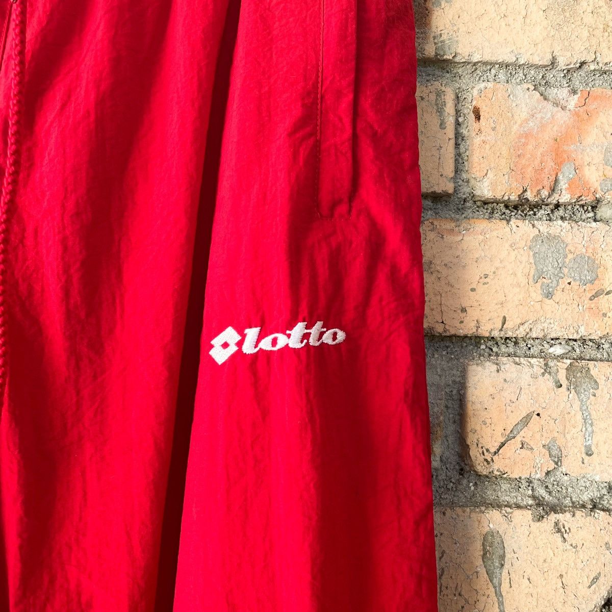 Lotto Sport Vintage 90’s AC Milan FC Football Trackpants Size US 30 / EU 46 - 2 Thumbnail