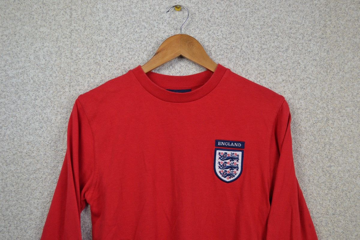 Umbro × Vintage England Umbro vintage long sleeve shirt jersey red soccer Size US S / EU 44-46 / 1 - 3 Thumbnail