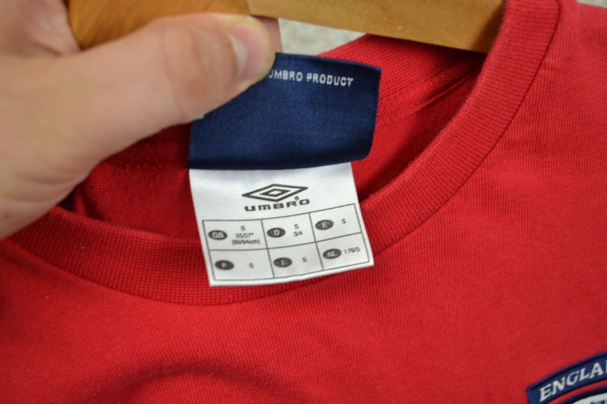 Umbro × Vintage England Umbro vintage long sleeve shirt jersey red soccer Size US S / EU 44-46 / 1 - 10 Thumbnail