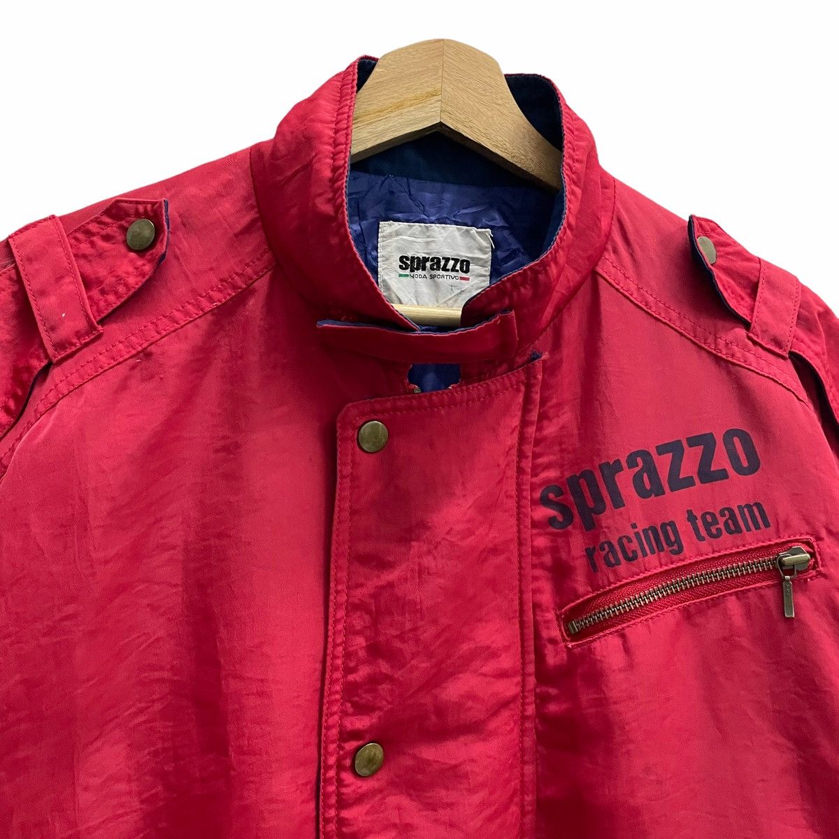 Hein Gericke × Sports Specialties 💥90s SPRAZZO RACING TEAM BOMBER JACKET Size US L / EU 52-54 / 3 - 4 Thumbnail