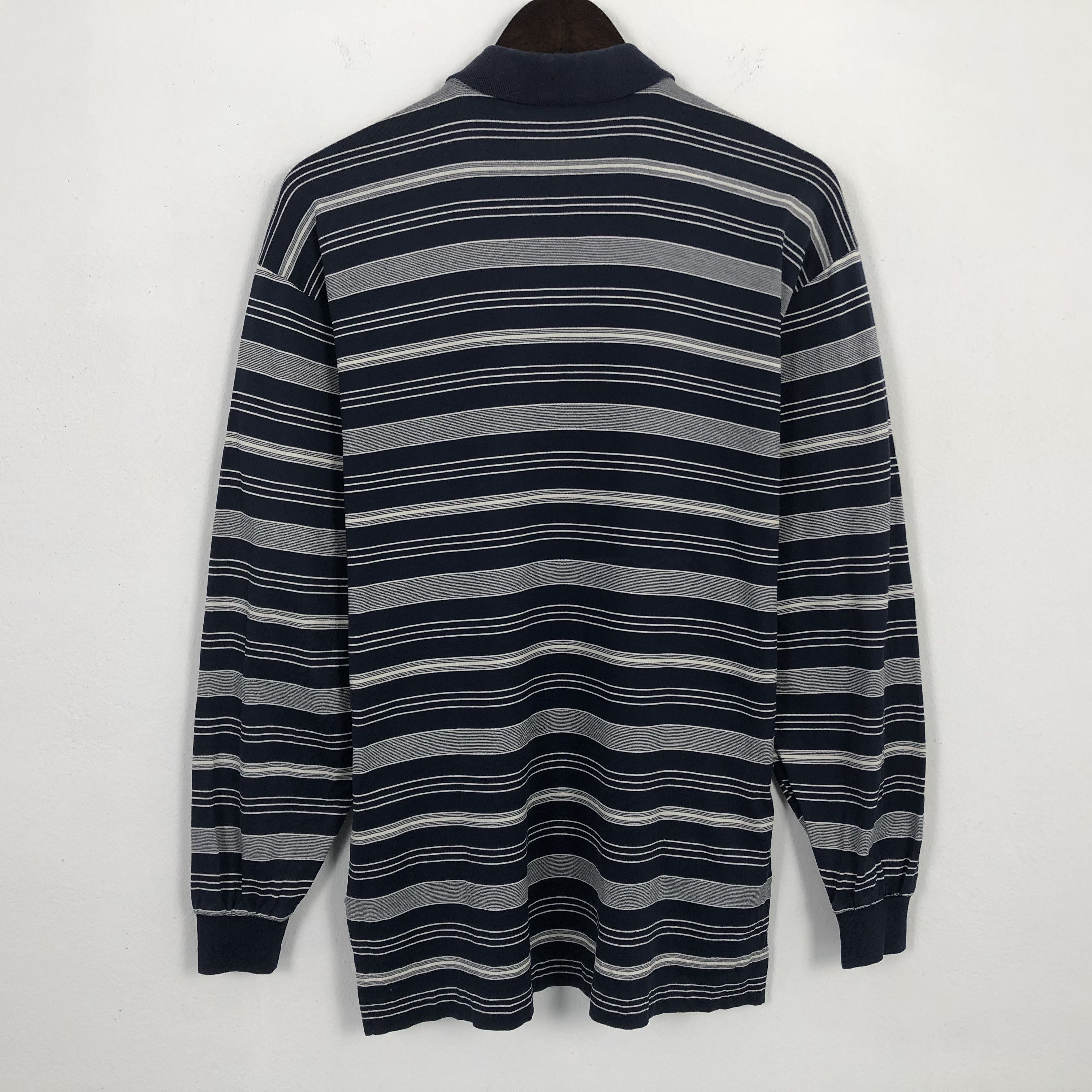 Burberry Vintage 90’s Burberrys London Striped Design T-shirt Size US M / EU 48-50 / 2 - 3 Thumbnail