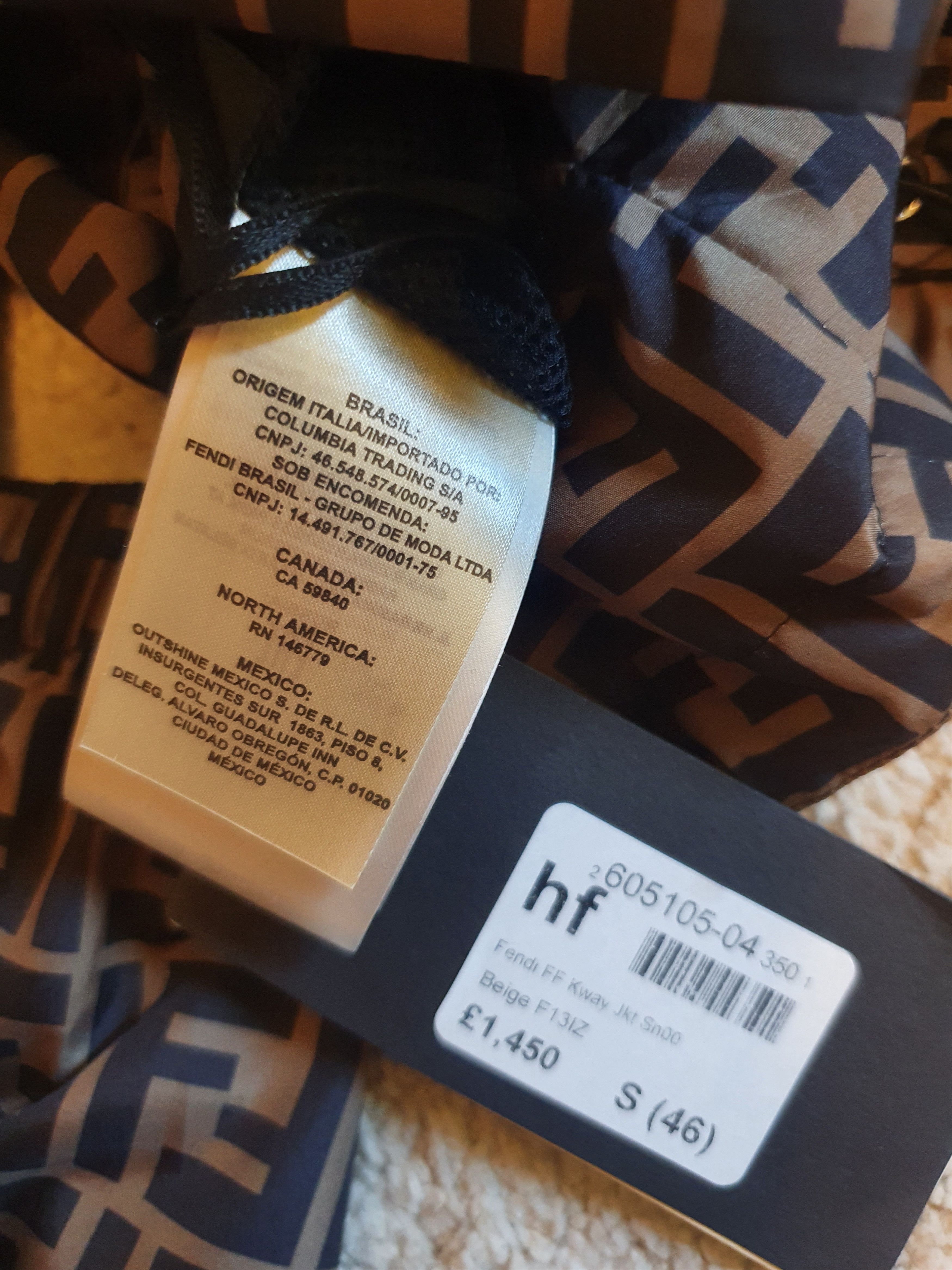 Fendi Fendi reversible jacket Size US S / EU 44-46 / 1 - 3 Thumbnail