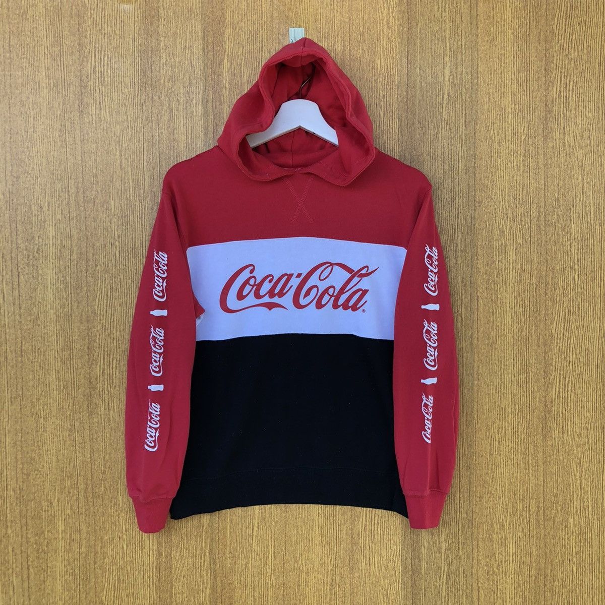 Vintage Coca Cola Hoodie Bog Logo
