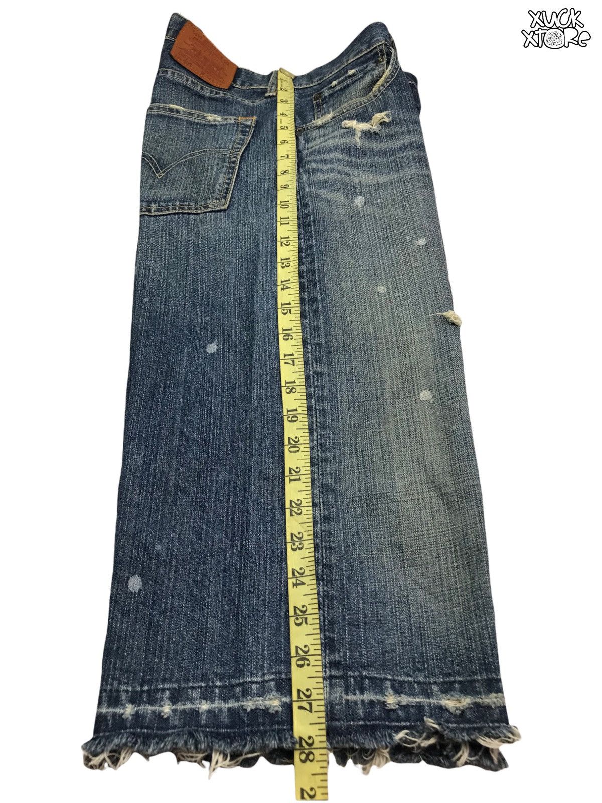 Levi's Distressed Levi’s 3 Quarter Jeans Size US 34 / EU 50 - 10 Thumbnail