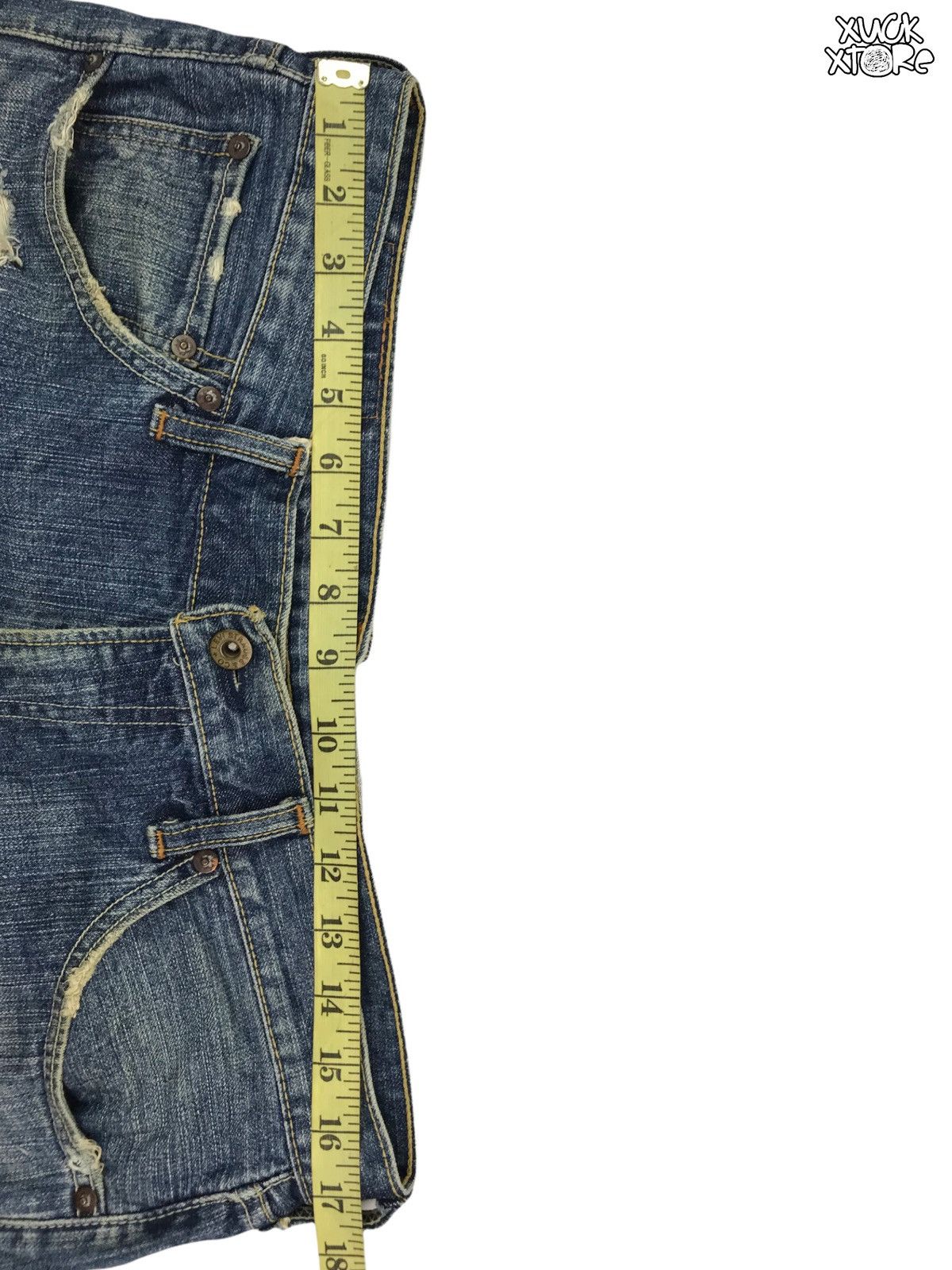 Levi's Distressed Levi’s 3 Quarter Jeans Size US 34 / EU 50 - 9 Thumbnail
