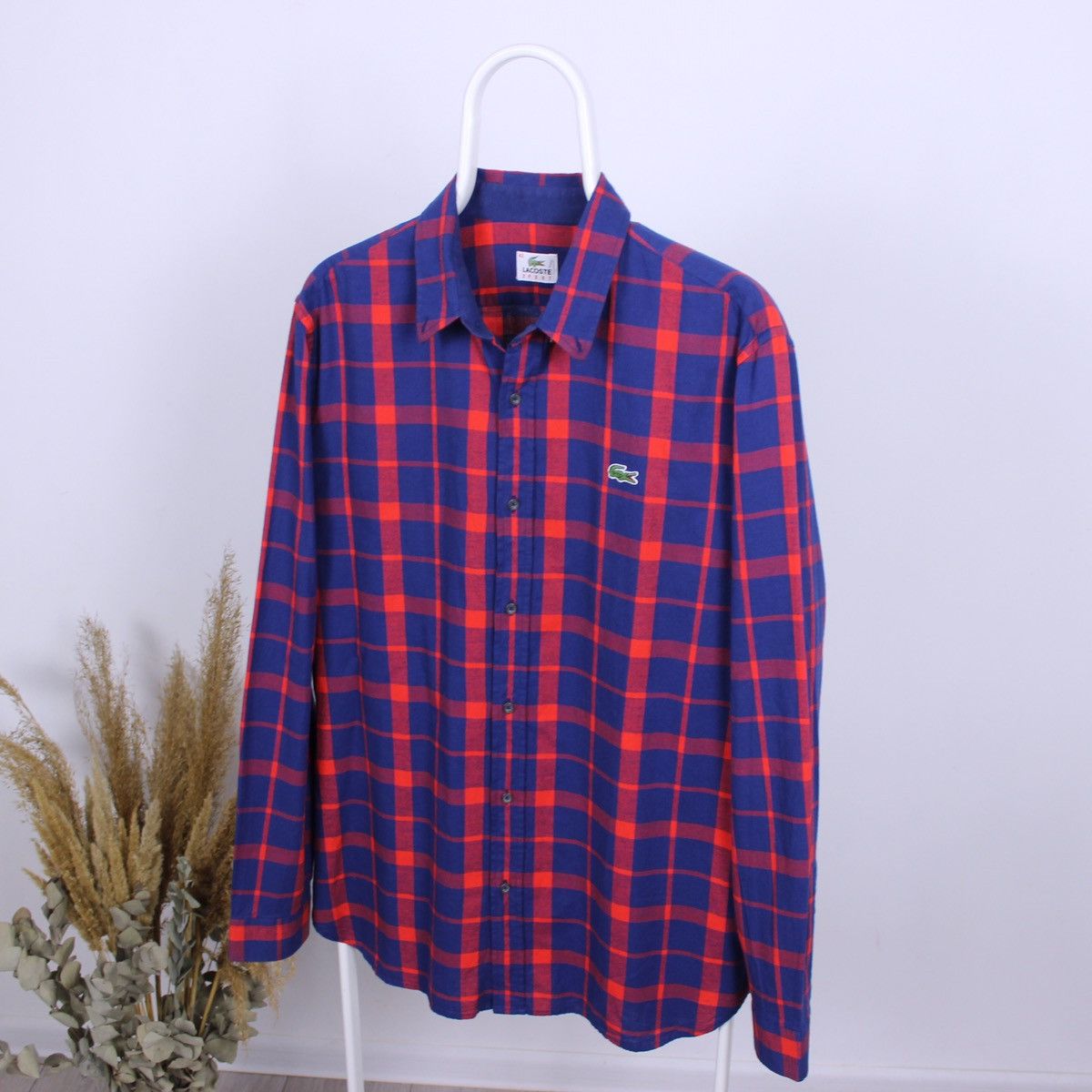 Lacoste Vintage Lacoste Long Sleeve Shirt Size US M / EU 48-50 / 2 - 2 Thumbnail