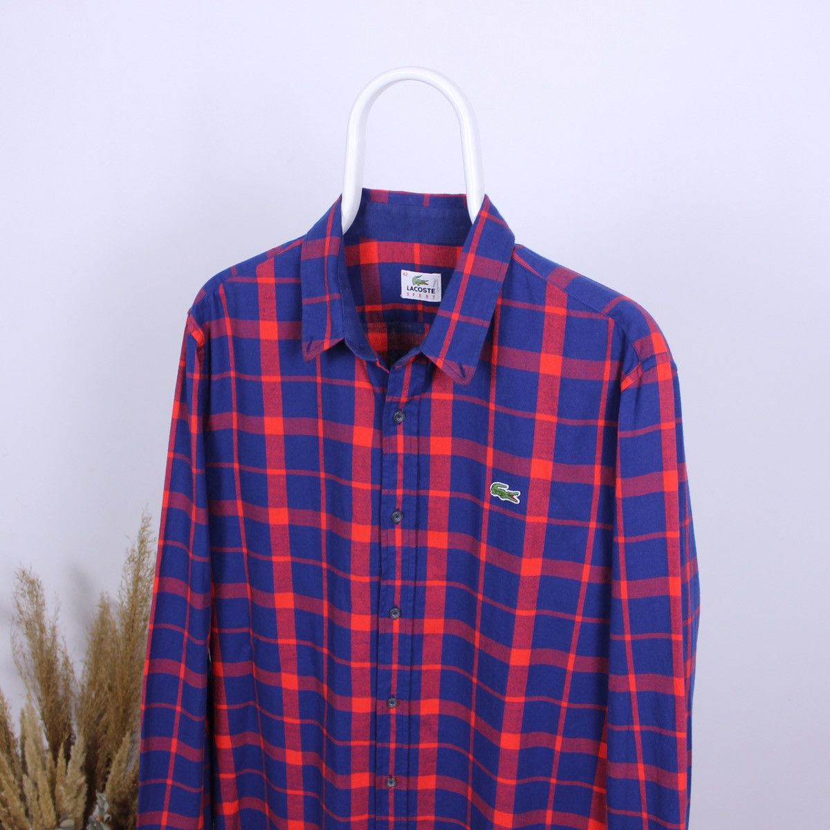 Lacoste Vintage Lacoste Long Sleeve Shirt Size US M / EU 48-50 / 2 - 1 Thumbnail
