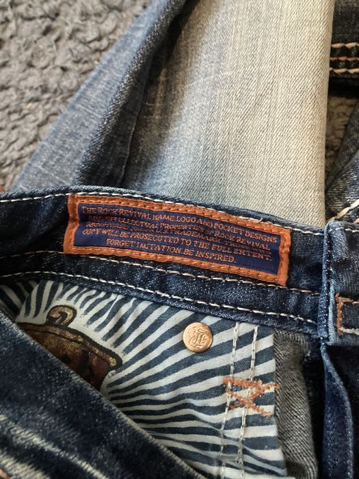 Vintage 00s Rock Revival Cyber Y2K Jeans | Grailed