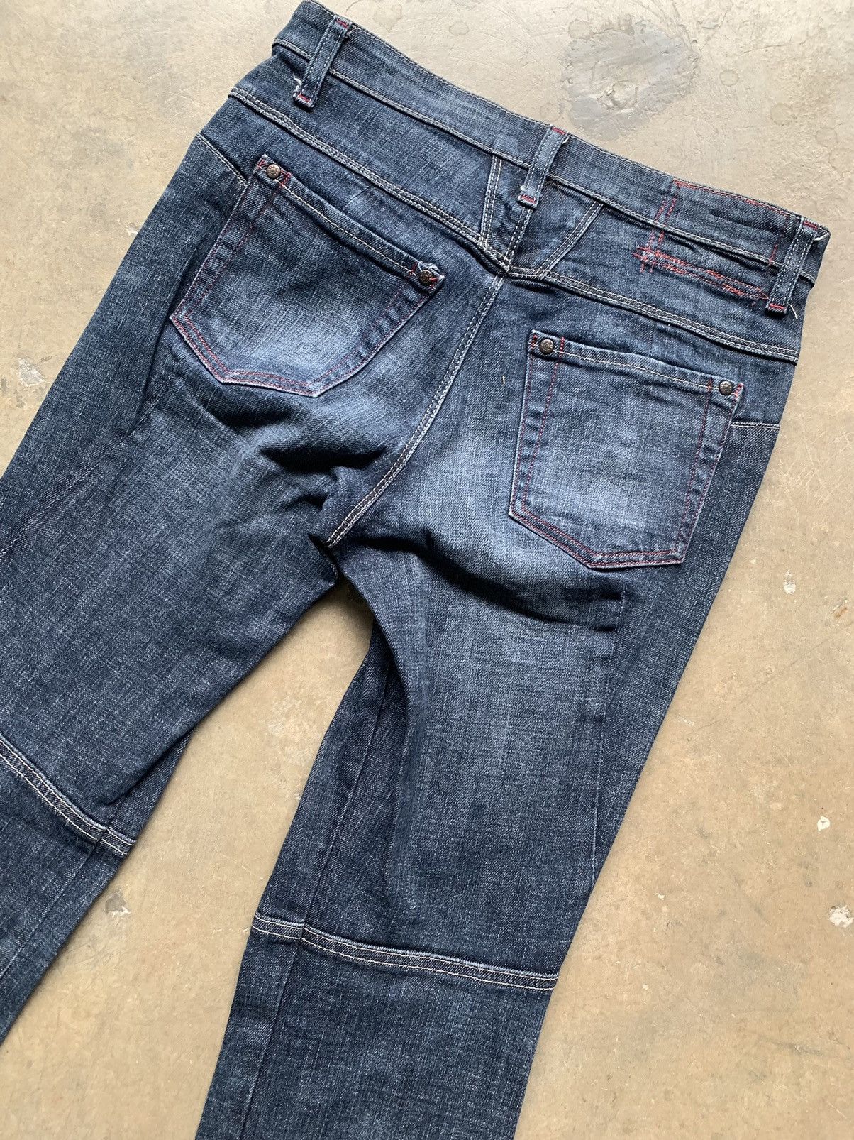 Designer × Marithe + Francois Girbaud × Vintage Marithé Francois Girbaud Bootcut Jeans Size 30" / US 8 / IT 44 - 6 Thumbnail