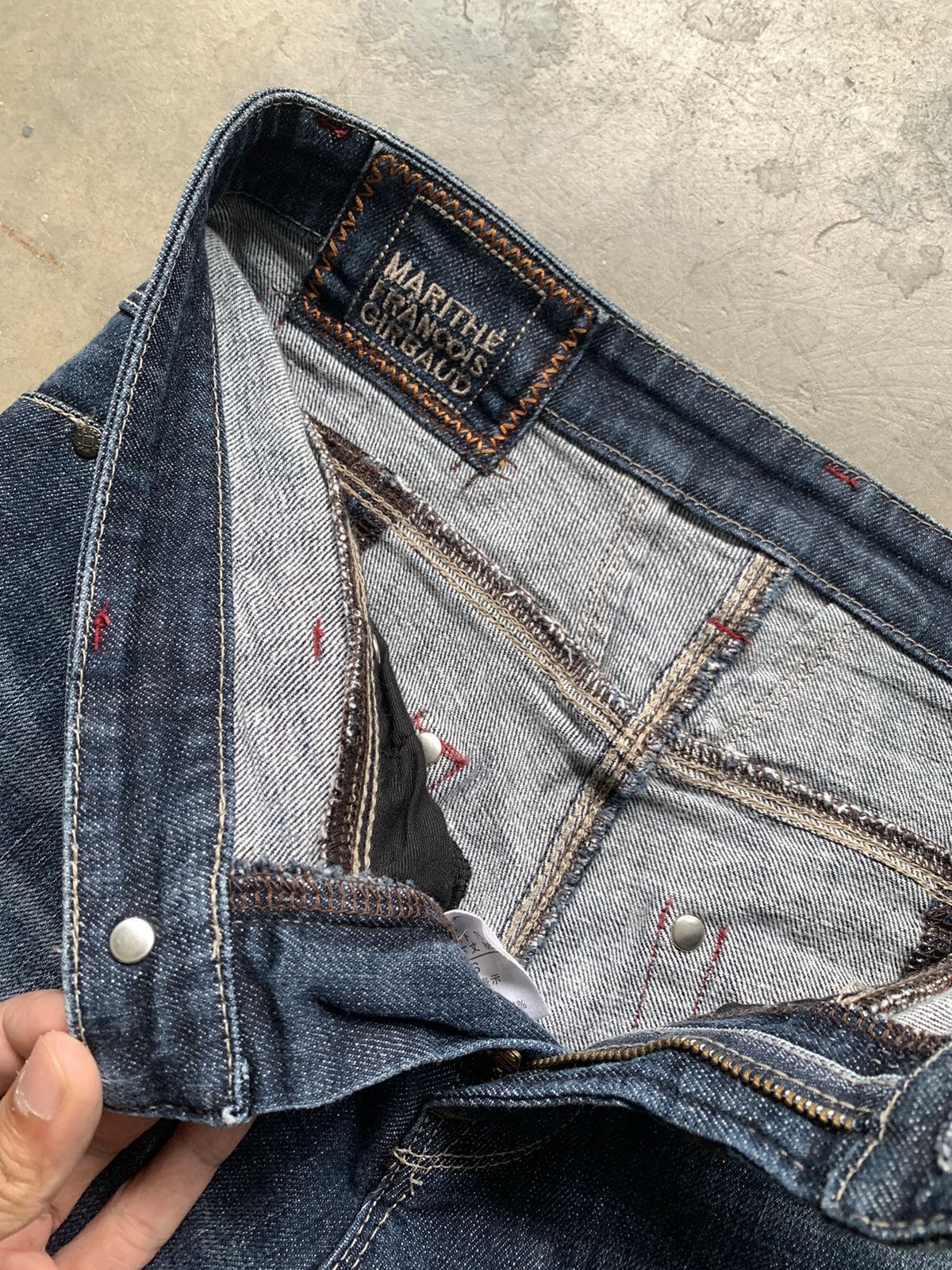 Designer × Marithe + Francois Girbaud × Vintage Marithé Francois Girbaud Bootcut Jeans Size 30" / US 8 / IT 44 - 12 Thumbnail