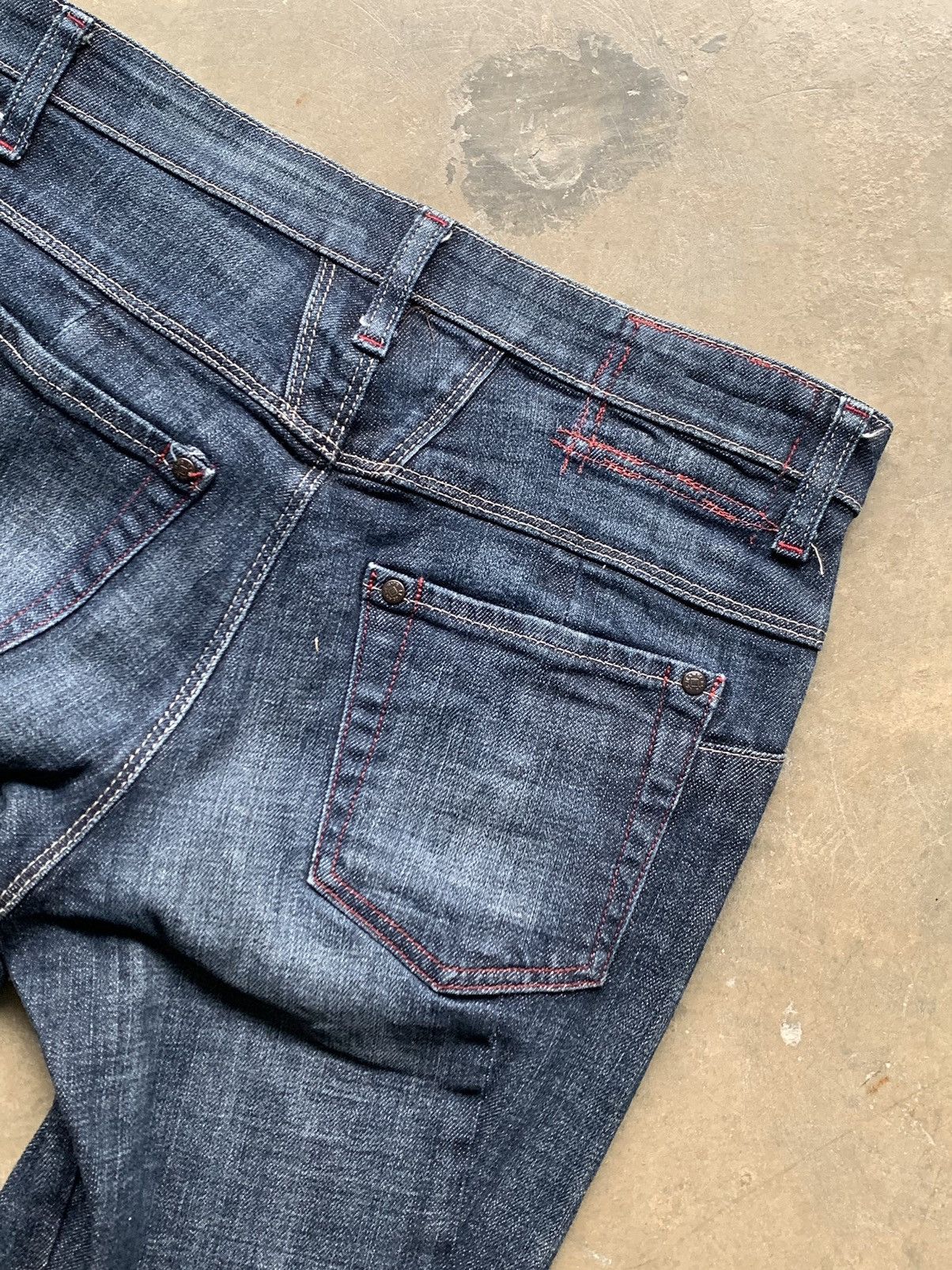 Designer × Marithe + Francois Girbaud × Vintage Marithé Francois Girbaud Bootcut Jeans Size 30" / US 8 / IT 44 - 8 Thumbnail