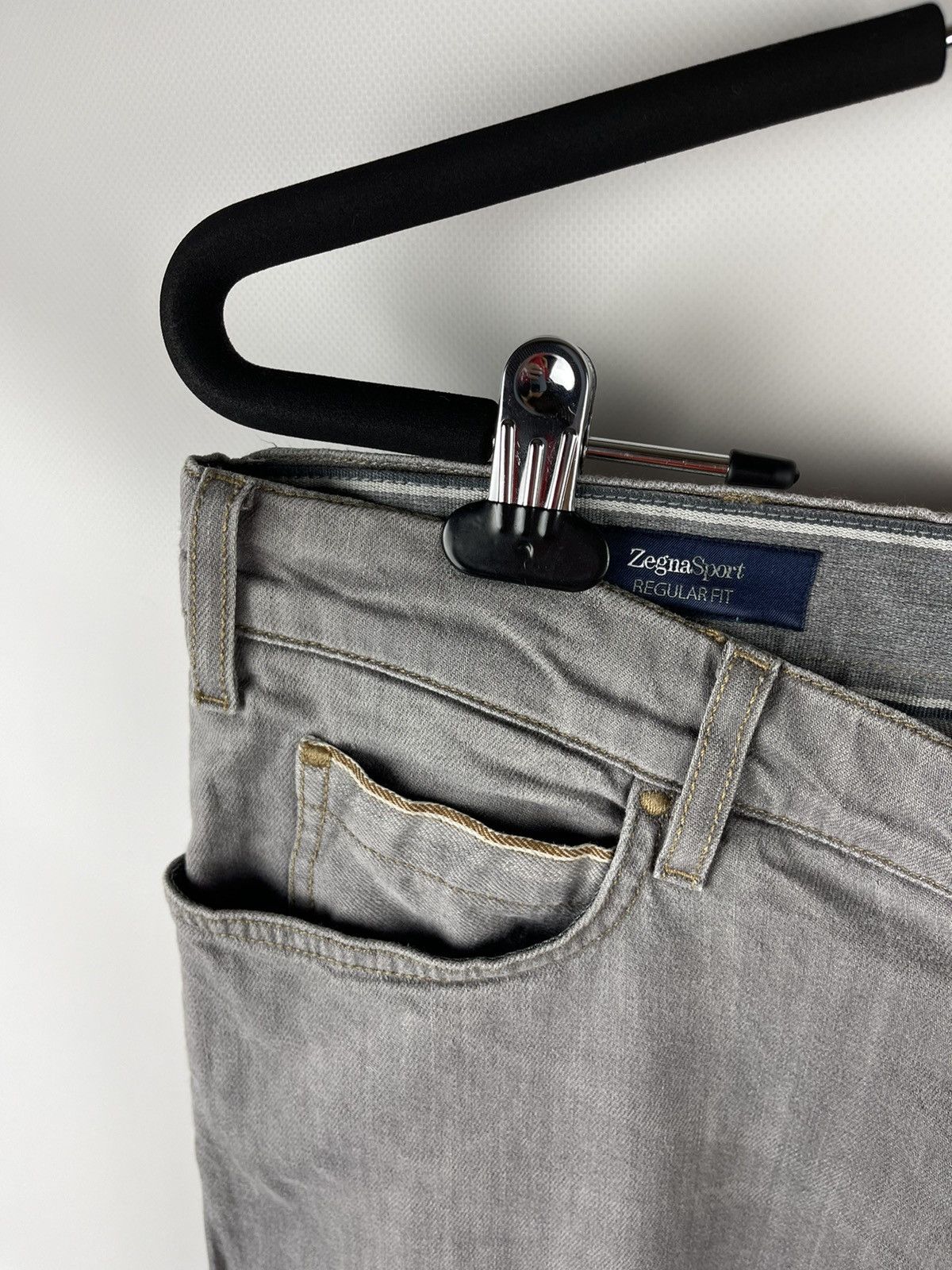 Ermenegildo Zegna Zegna Sport selvedge grey comfort denim regular fit jeans Size US 34 / EU 50 - 10 Thumbnail