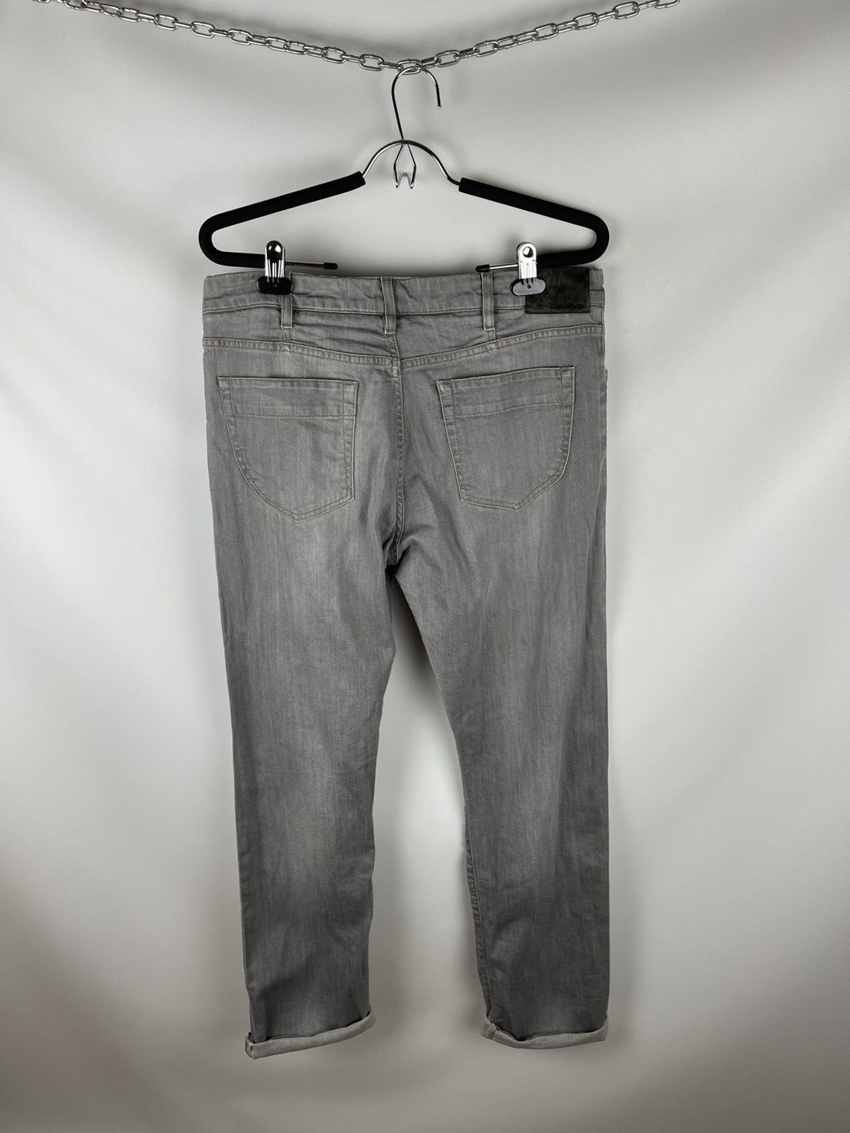 Ermenegildo Zegna Zegna Sport selvedge grey comfort denim regular fit jeans Size US 34 / EU 50 - 3 Thumbnail