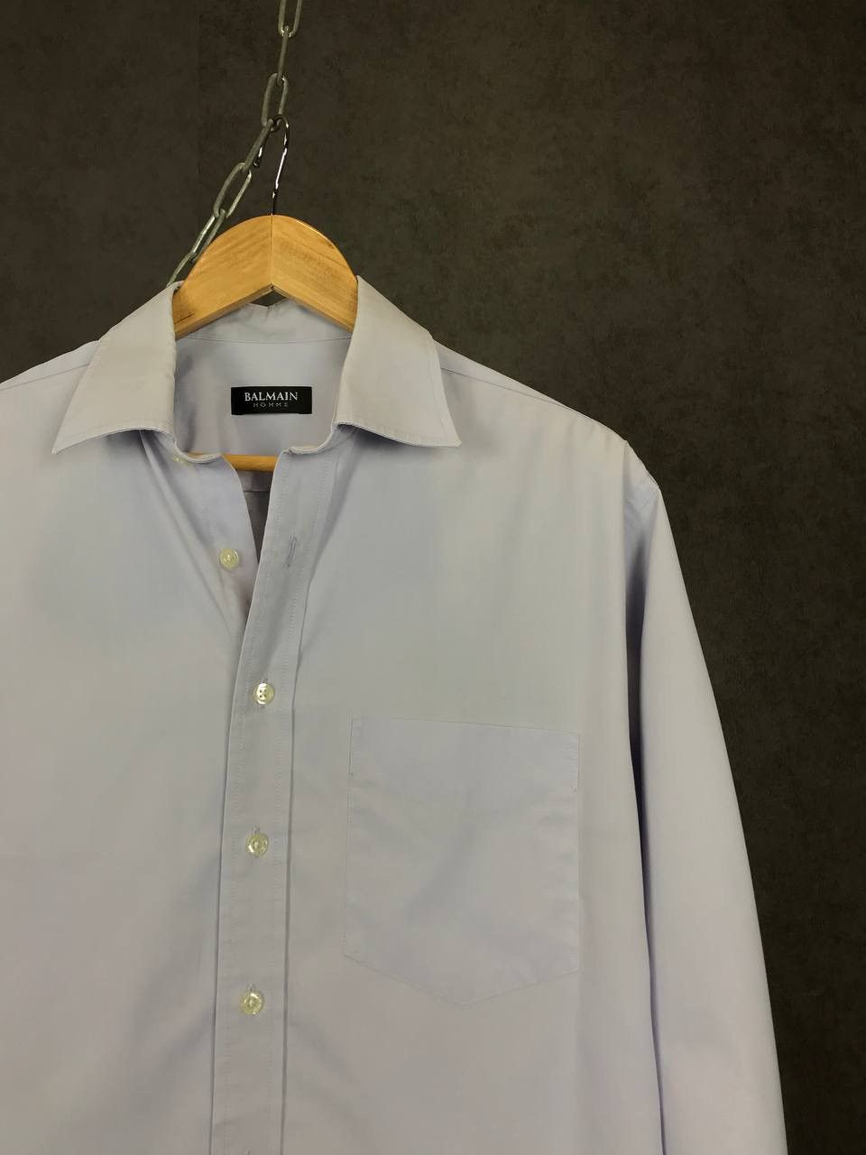 Balmain × Designer × Vintage Balmain Homme designer vintage luxury shirt Size US L / EU 52-54 / 3 - 2 Thumbnail
