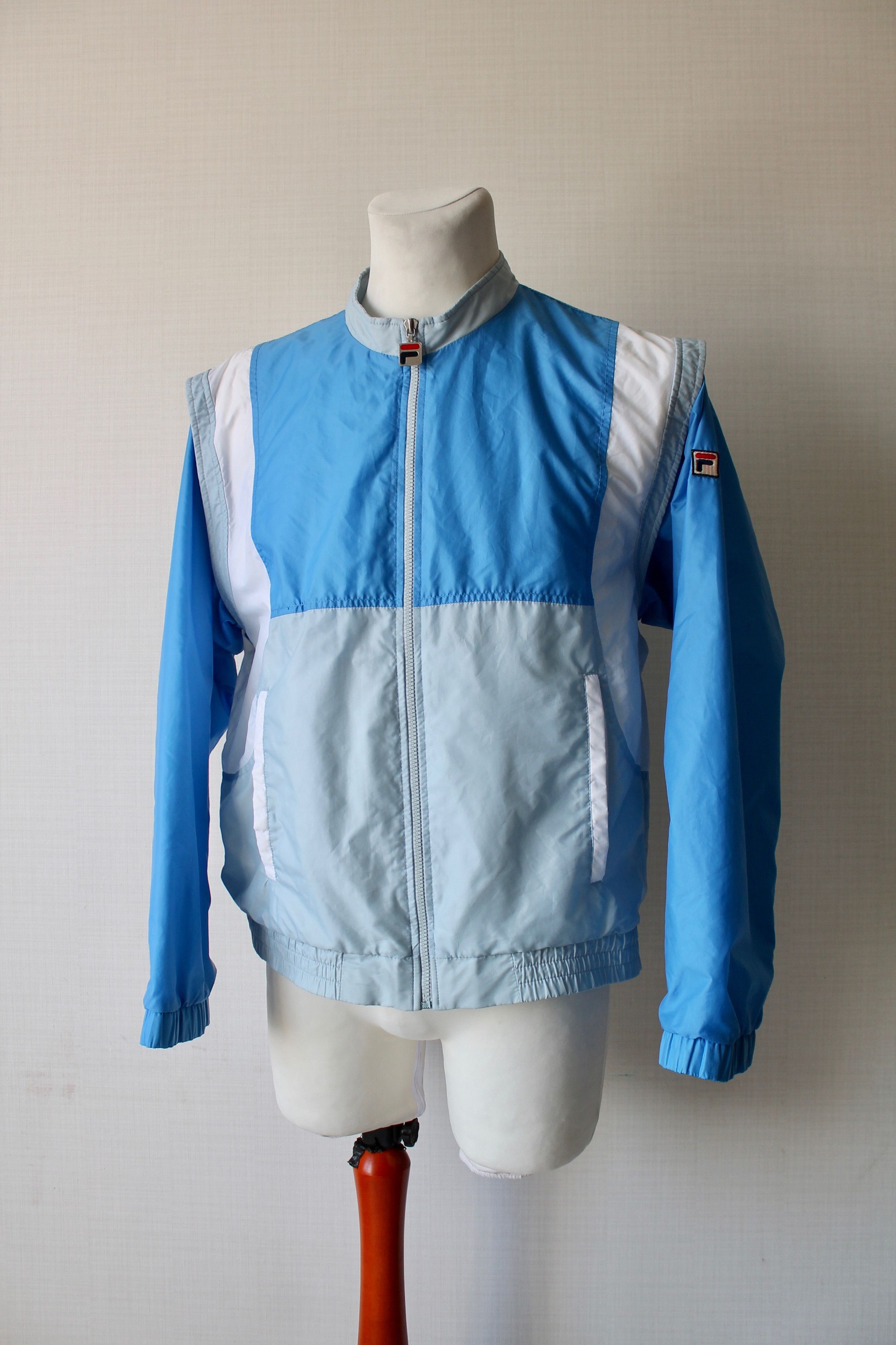 Fila 70's - 80's FILA Vintage Light Jacket RARE Size US M / EU 48-50 / 2 - 2 Thumbnail