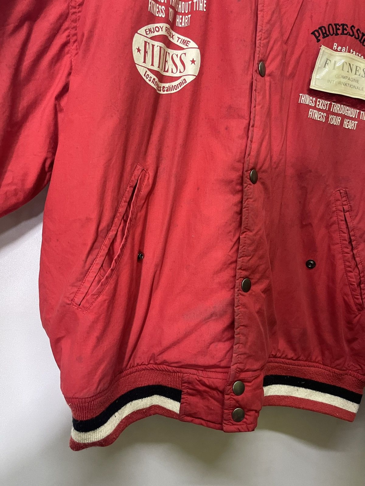 Vintage VINTAGE FITNESS OF ROADCLUB VARSITY JACKET Size US M / EU 48-50 / 2 - 7 Thumbnail