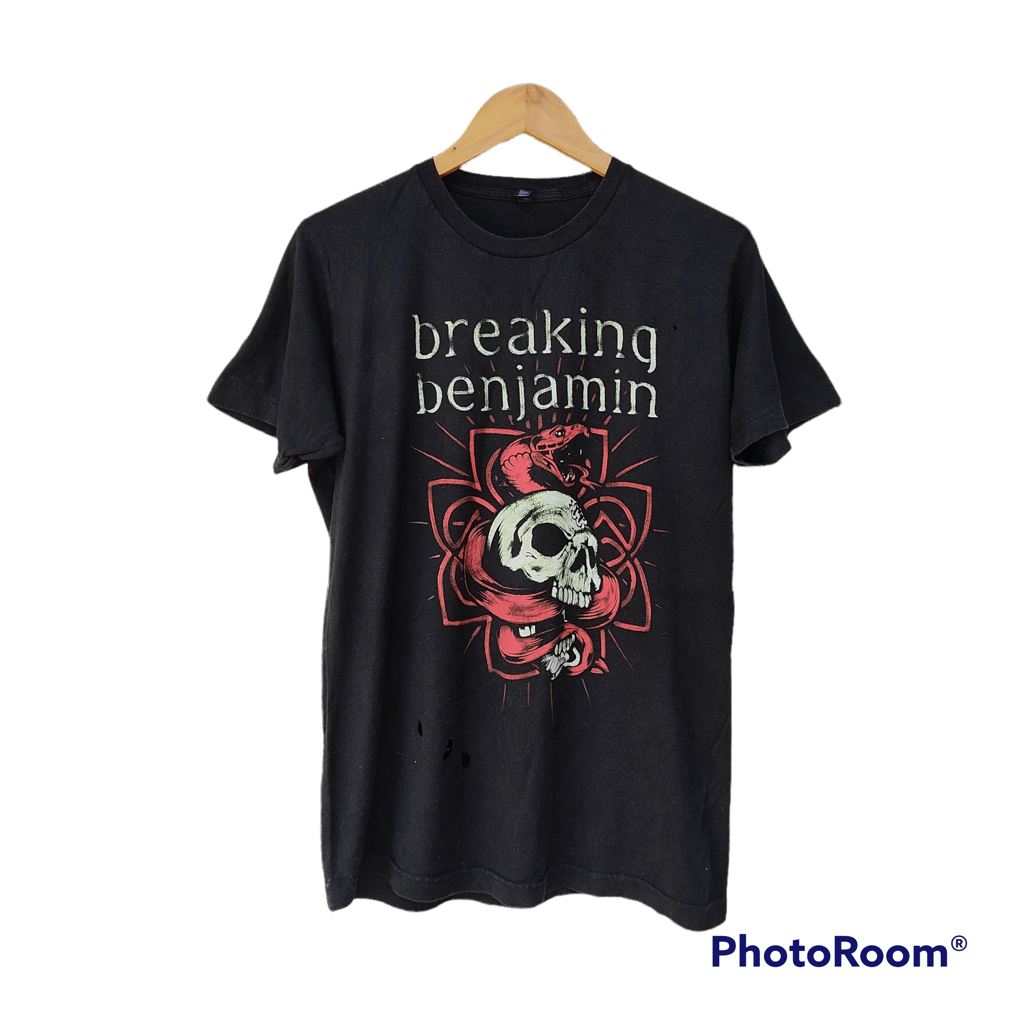 Tultex Breaking Benjamin TRASHED T-shirts Rock Band Size US M / EU 48-50 / 2 - 1 Thumbnail