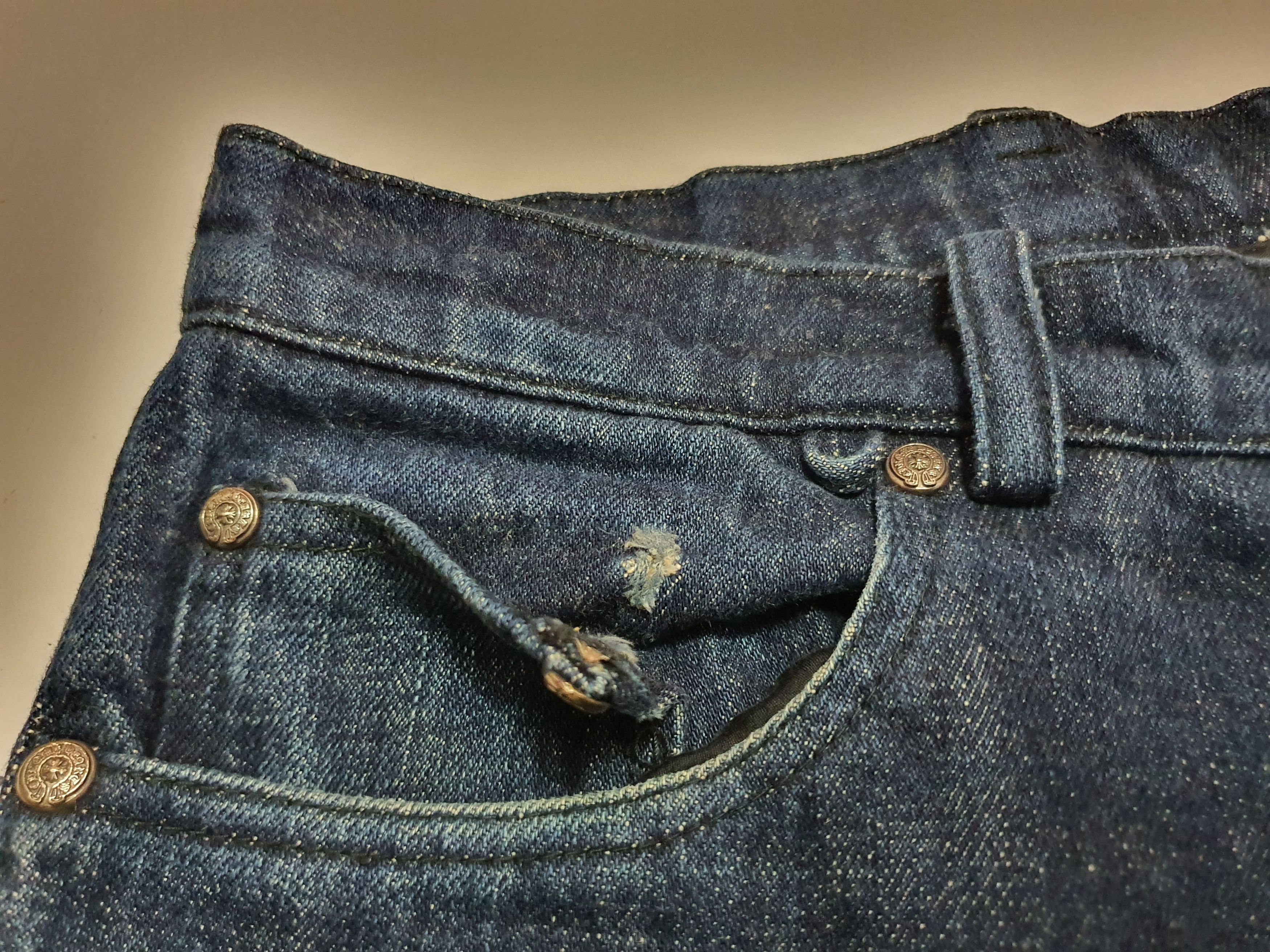Chrome Hearts Waist 30" CHROME HEARTS Blue Jeans U.S.A. Size US 30 / EU 46 - 20 Thumbnail