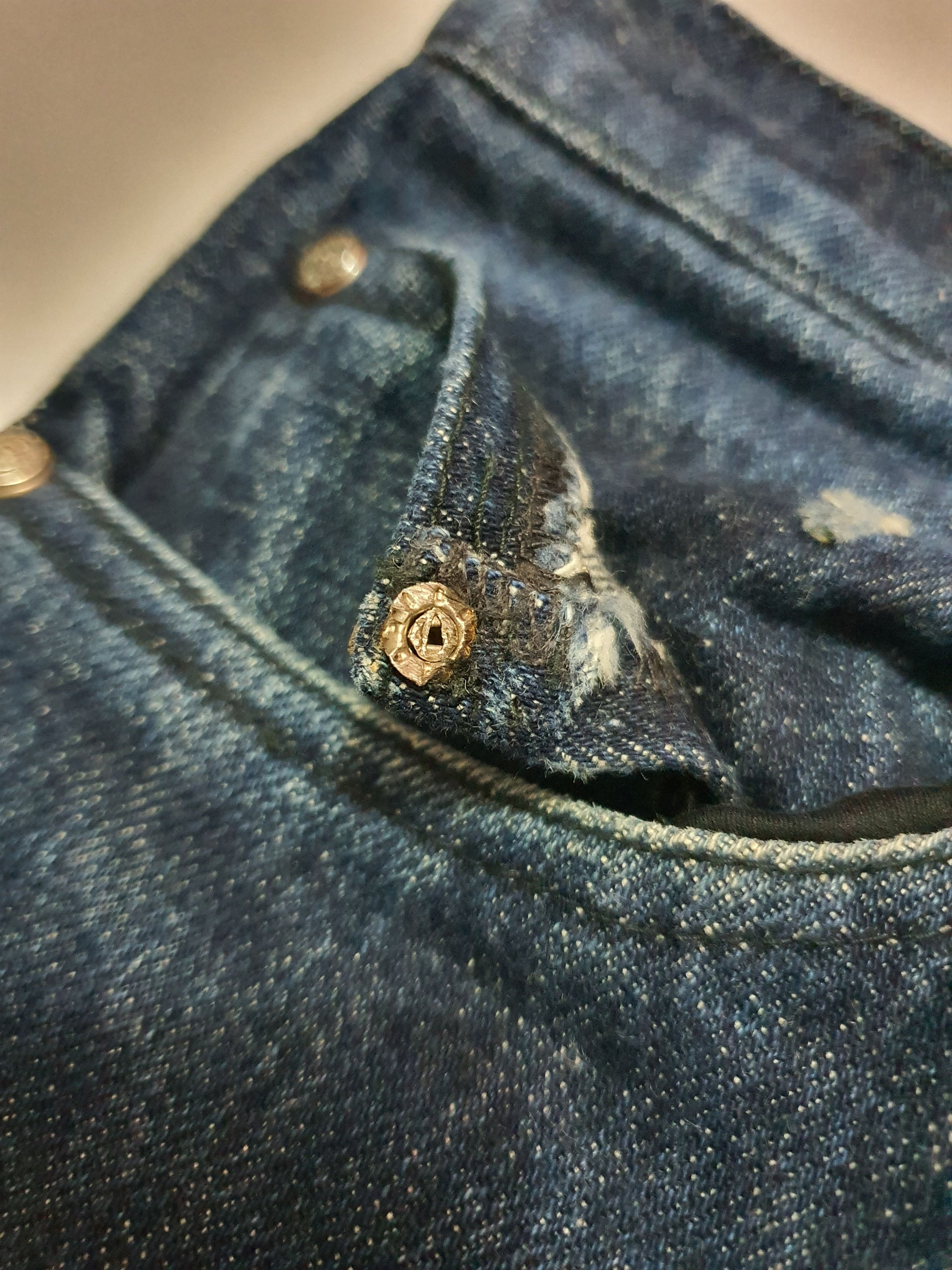 Chrome Hearts Waist 30" CHROME HEARTS Blue Jeans U.S.A. Size US 30 / EU 46 - 21 Thumbnail