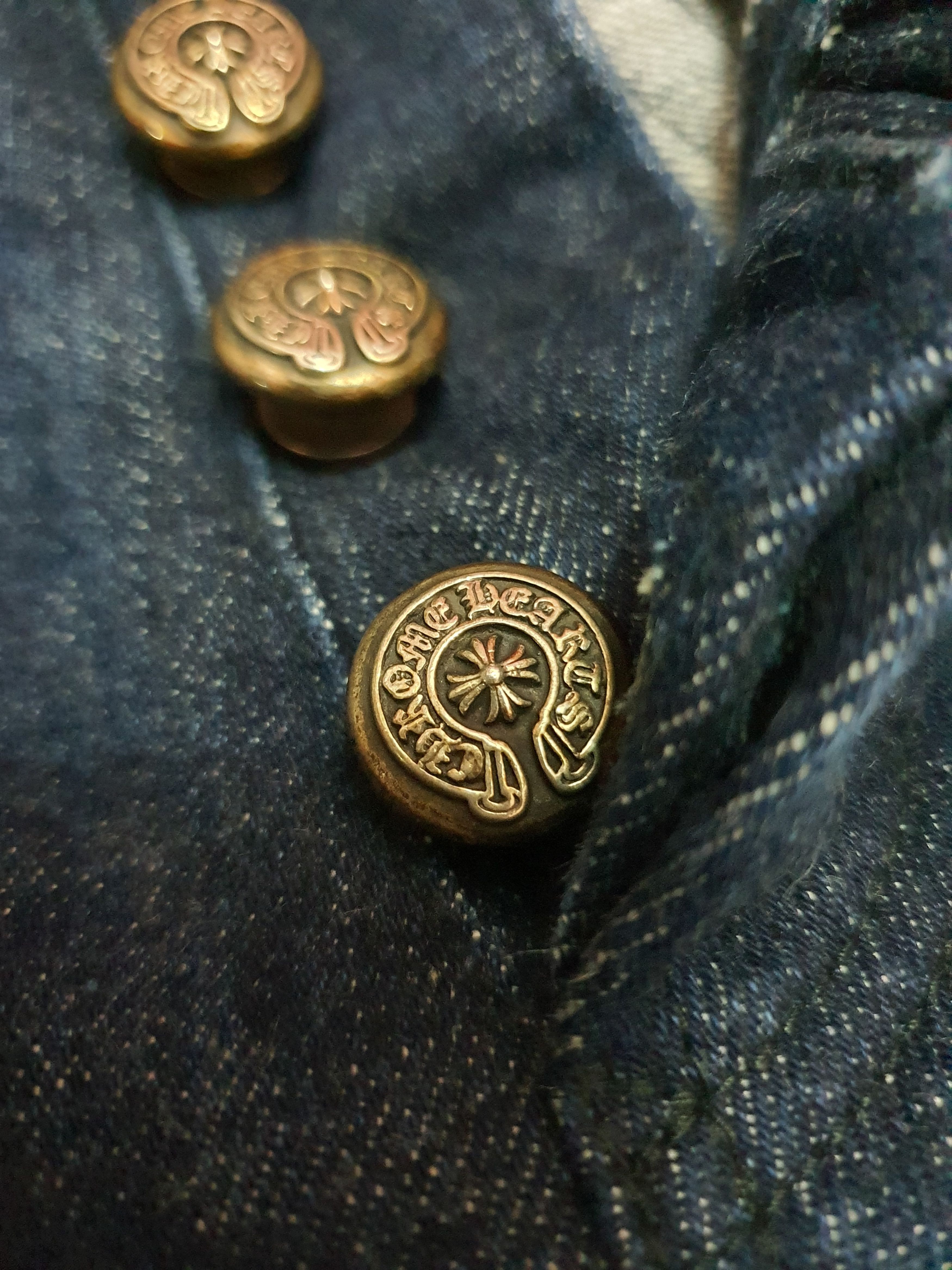 Chrome Hearts Waist 30" CHROME HEARTS Blue Jeans U.S.A. Size US 30 / EU 46 - 8 Thumbnail