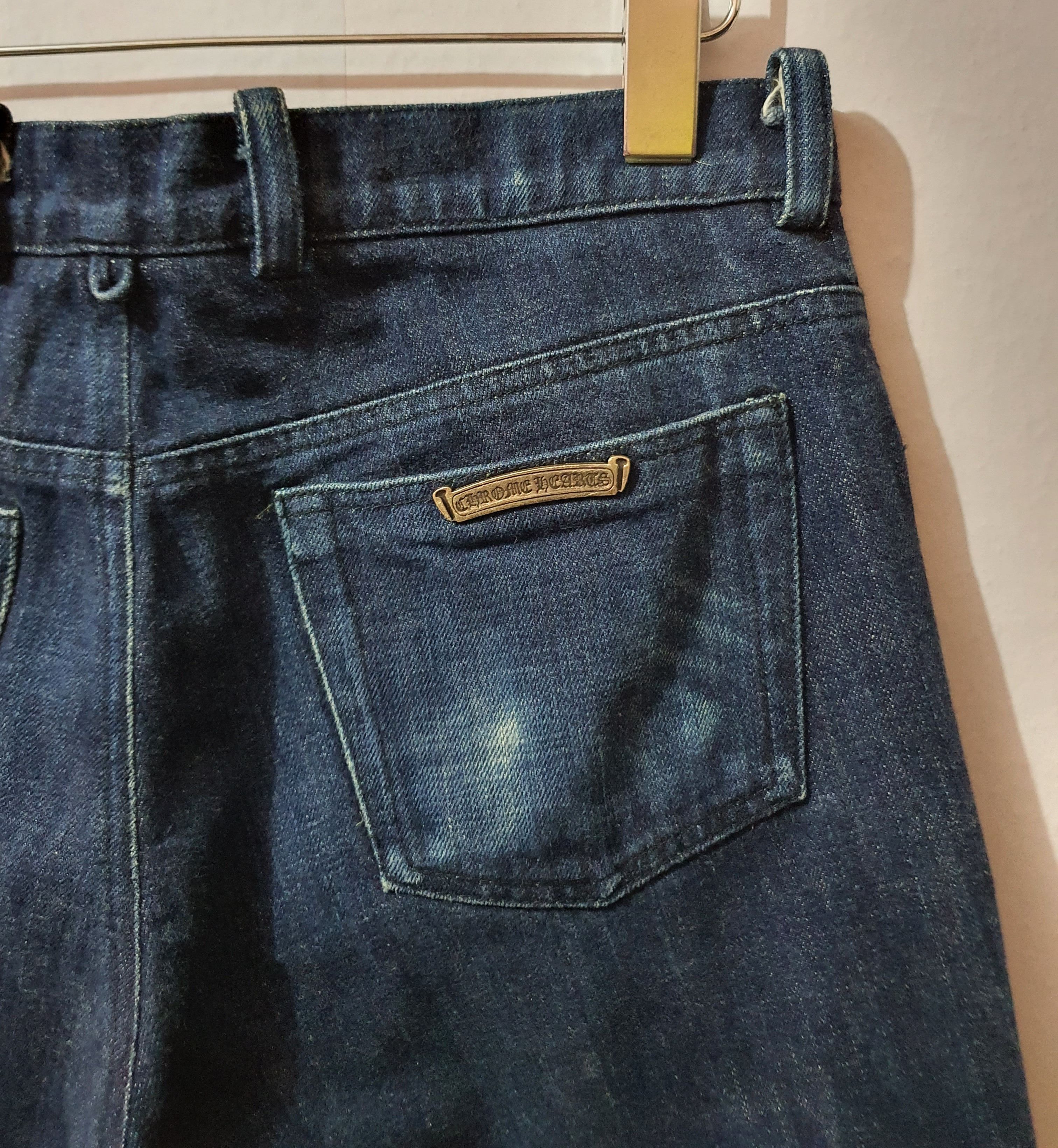 Chrome Hearts Waist 30" CHROME HEARTS Blue Jeans U.S.A. Size US 30 / EU 46 - 4 Thumbnail