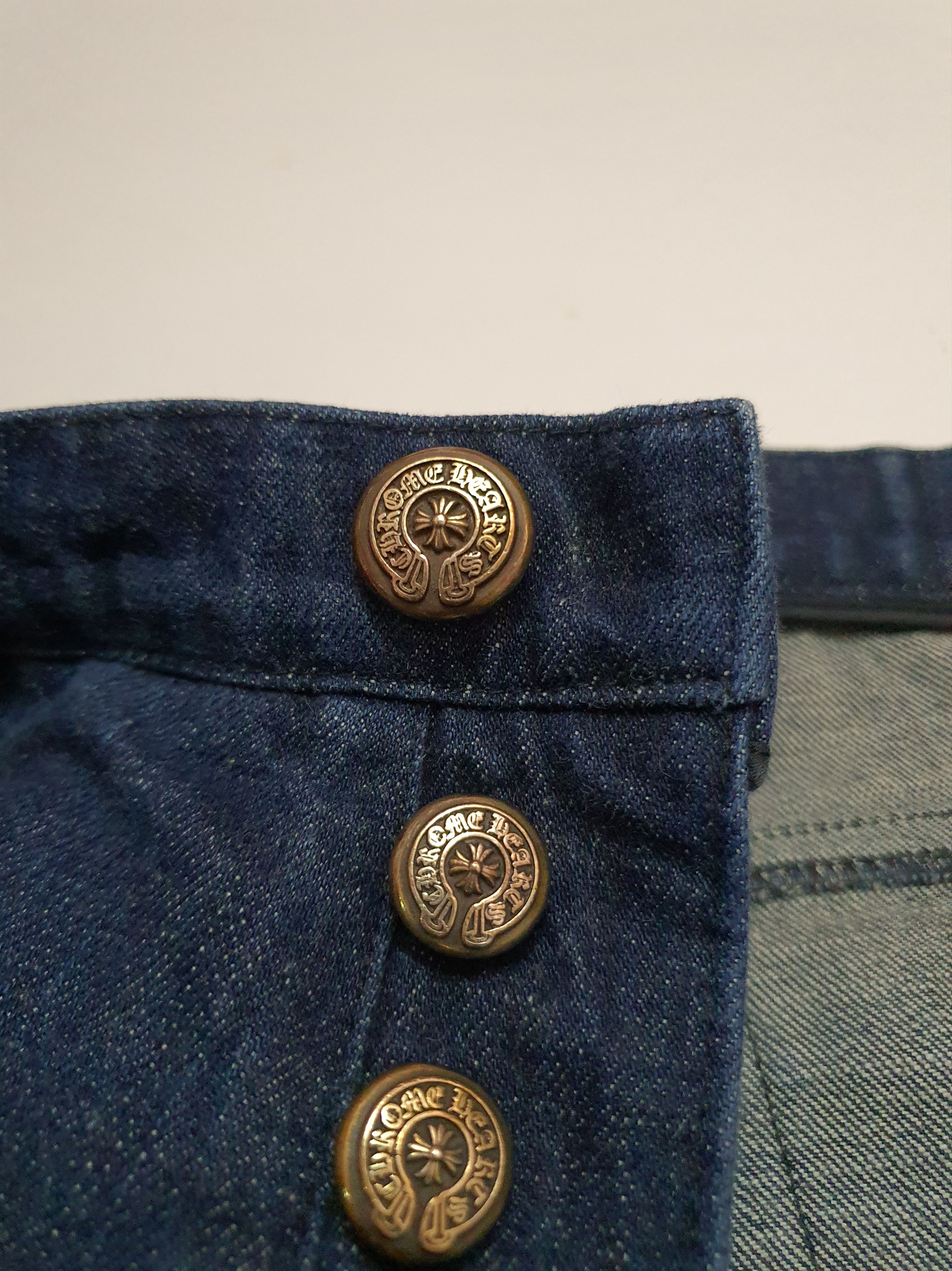 Chrome Hearts Waist 30" CHROME HEARTS Blue Jeans U.S.A. Size US 30 / EU 46 - 9 Thumbnail