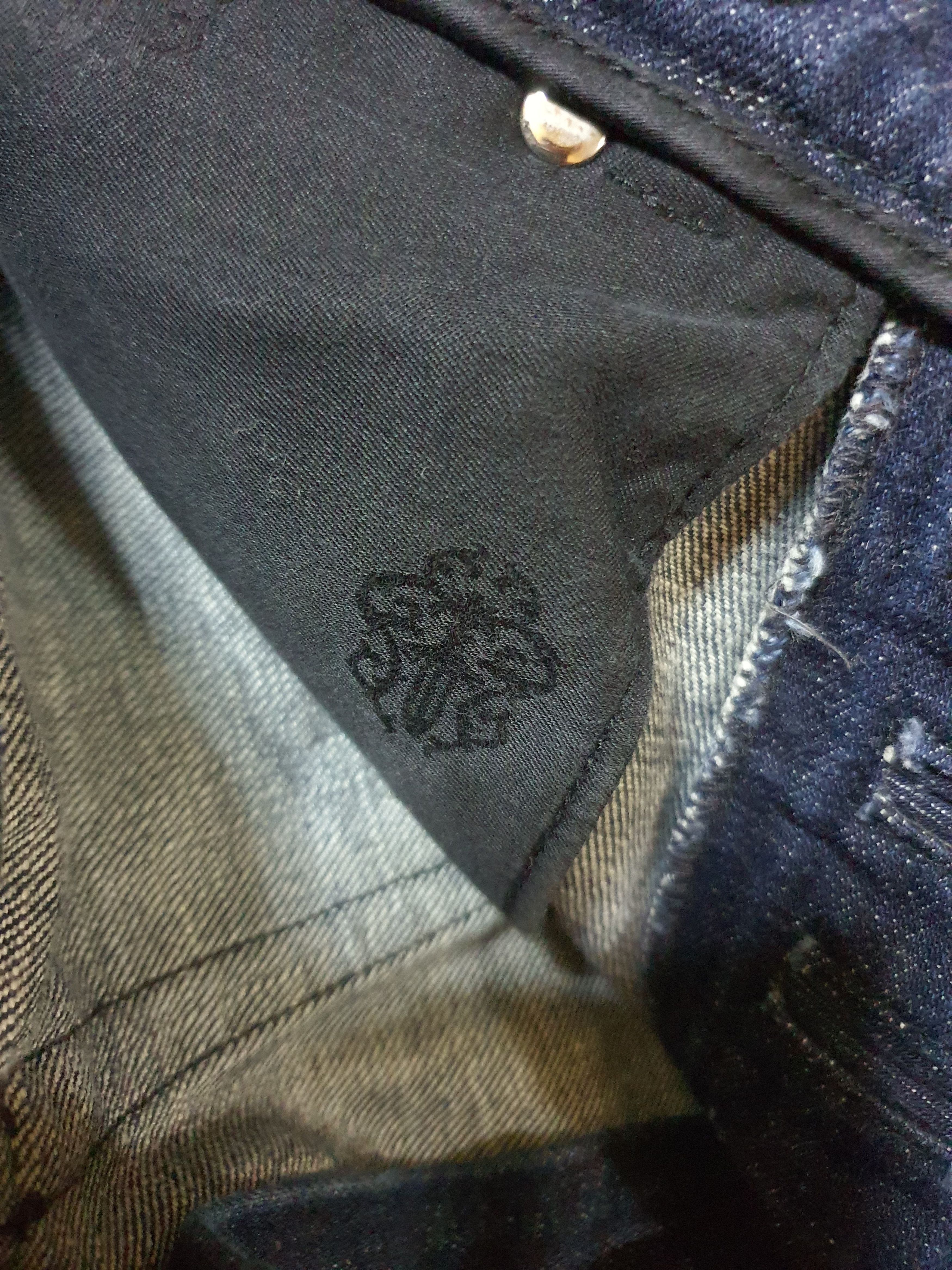 Chrome Hearts Waist 30" CHROME HEARTS Blue Jeans U.S.A. Size US 30 / EU 46 - 14 Thumbnail