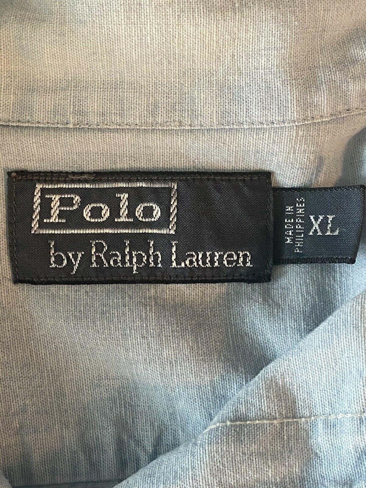 Polo Ralph Lauren Vintage Polo Ralph Lauren Indian head chambray Shirt XL Size US XL / EU 56 / 4 - 6 Thumbnail