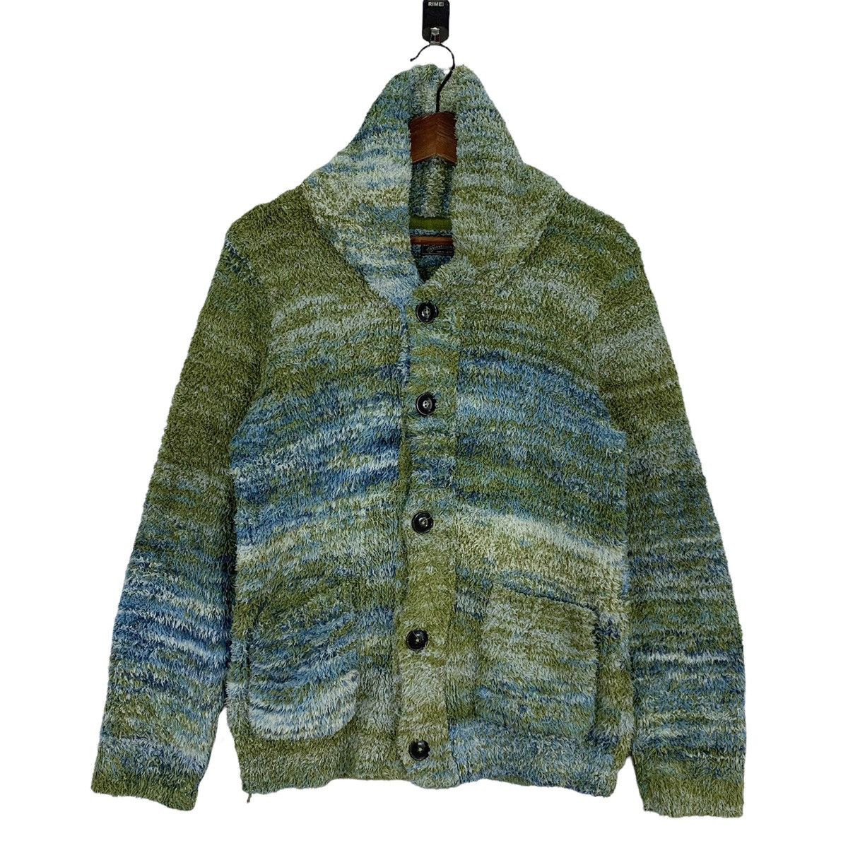 Japanese Brand VINTAGE 291295 HOMME TOKYO JAPAN FLEECE CARDIGAN SWEATER Size US M / EU 48-50 / 2 - 1 Thumbnail