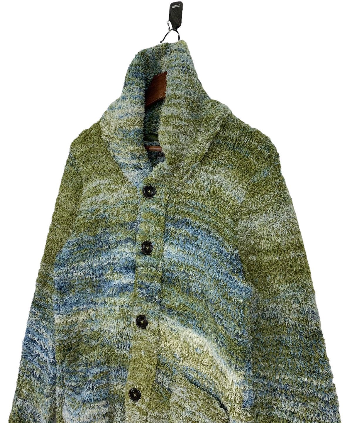 Japanese Brand VINTAGE 291295 HOMME TOKYO JAPAN FLEECE CARDIGAN SWEATER Size US M / EU 48-50 / 2 - 3 Thumbnail