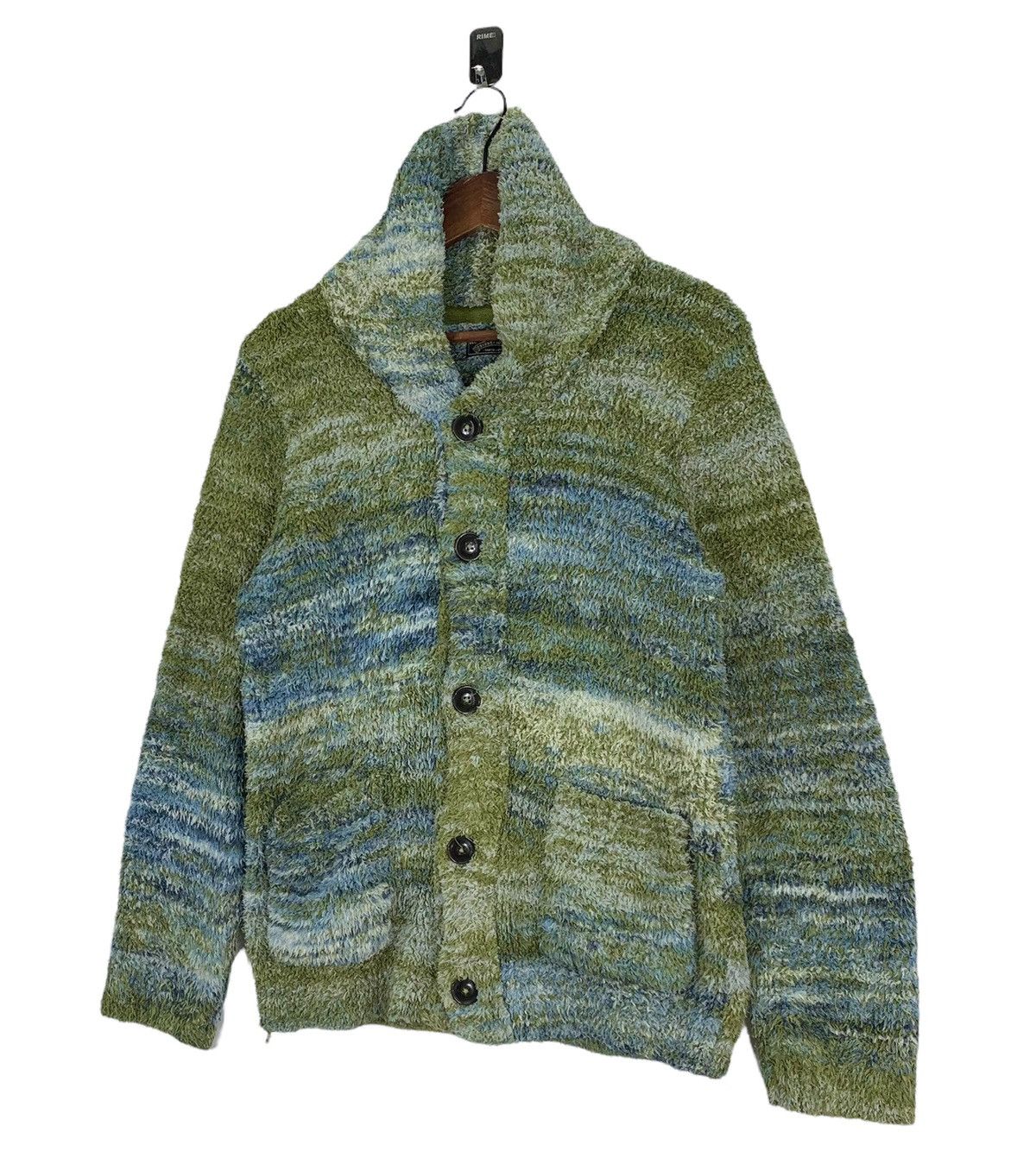Japanese Brand VINTAGE 291295 HOMME TOKYO JAPAN FLEECE CARDIGAN SWEATER Size US M / EU 48-50 / 2 - 2 Thumbnail