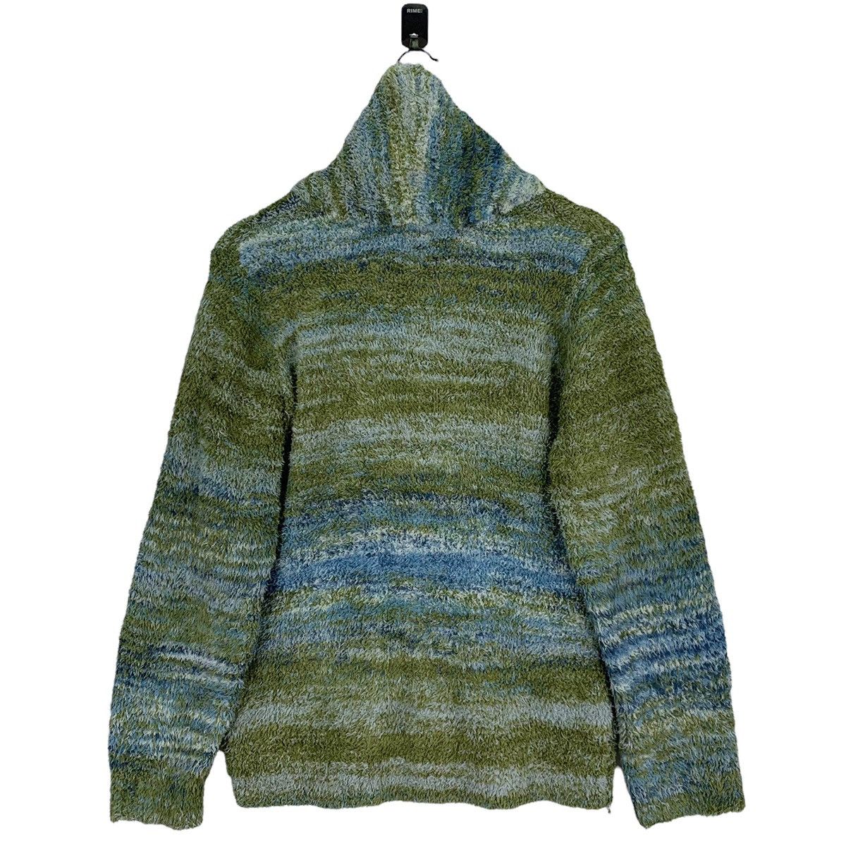 Japanese Brand VINTAGE 291295 HOMME TOKYO JAPAN FLEECE CARDIGAN SWEATER Size US M / EU 48-50 / 2 - 6 Thumbnail
