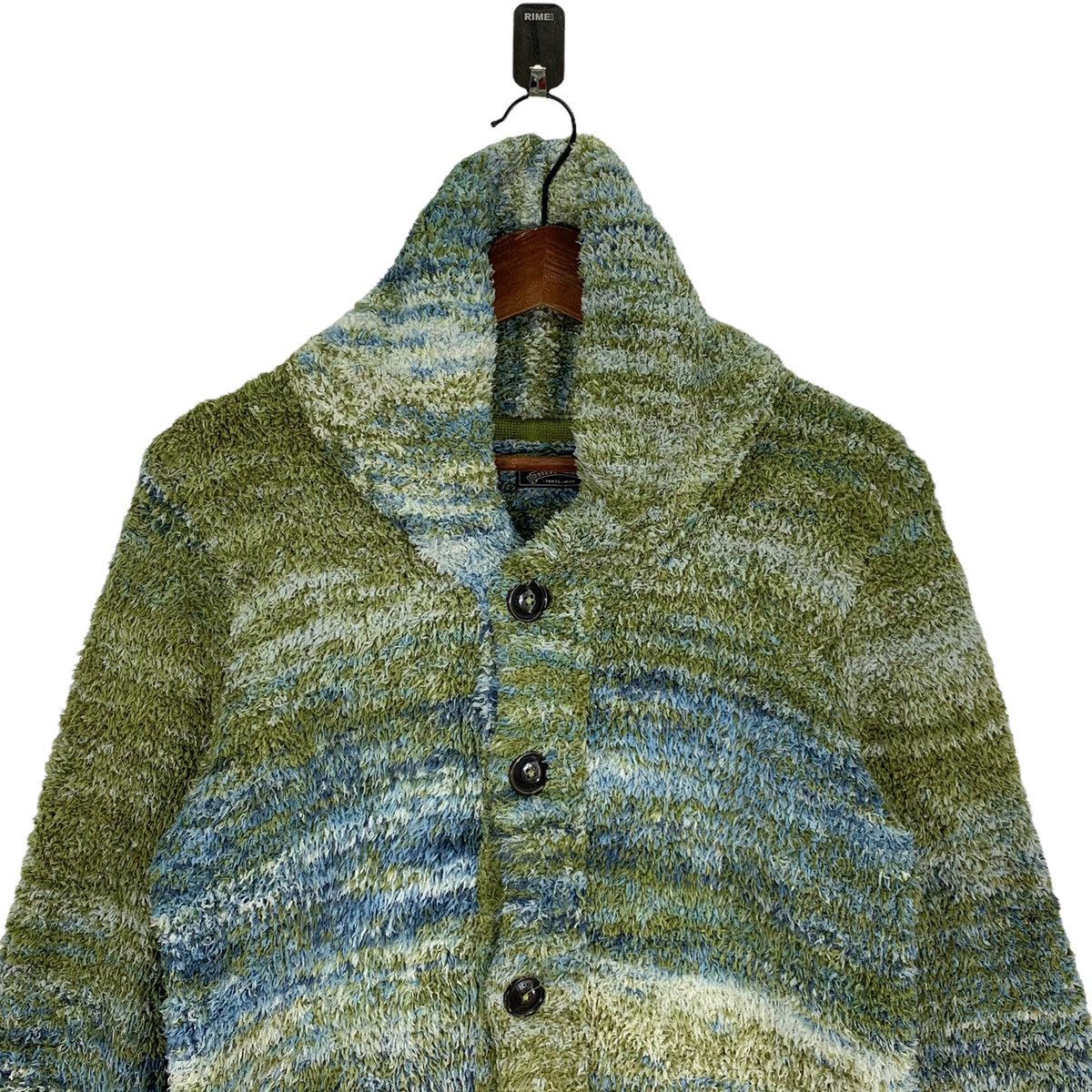 Japanese Brand VINTAGE 291295 HOMME TOKYO JAPAN FLEECE CARDIGAN SWEATER Size US M / EU 48-50 / 2 - 4 Thumbnail