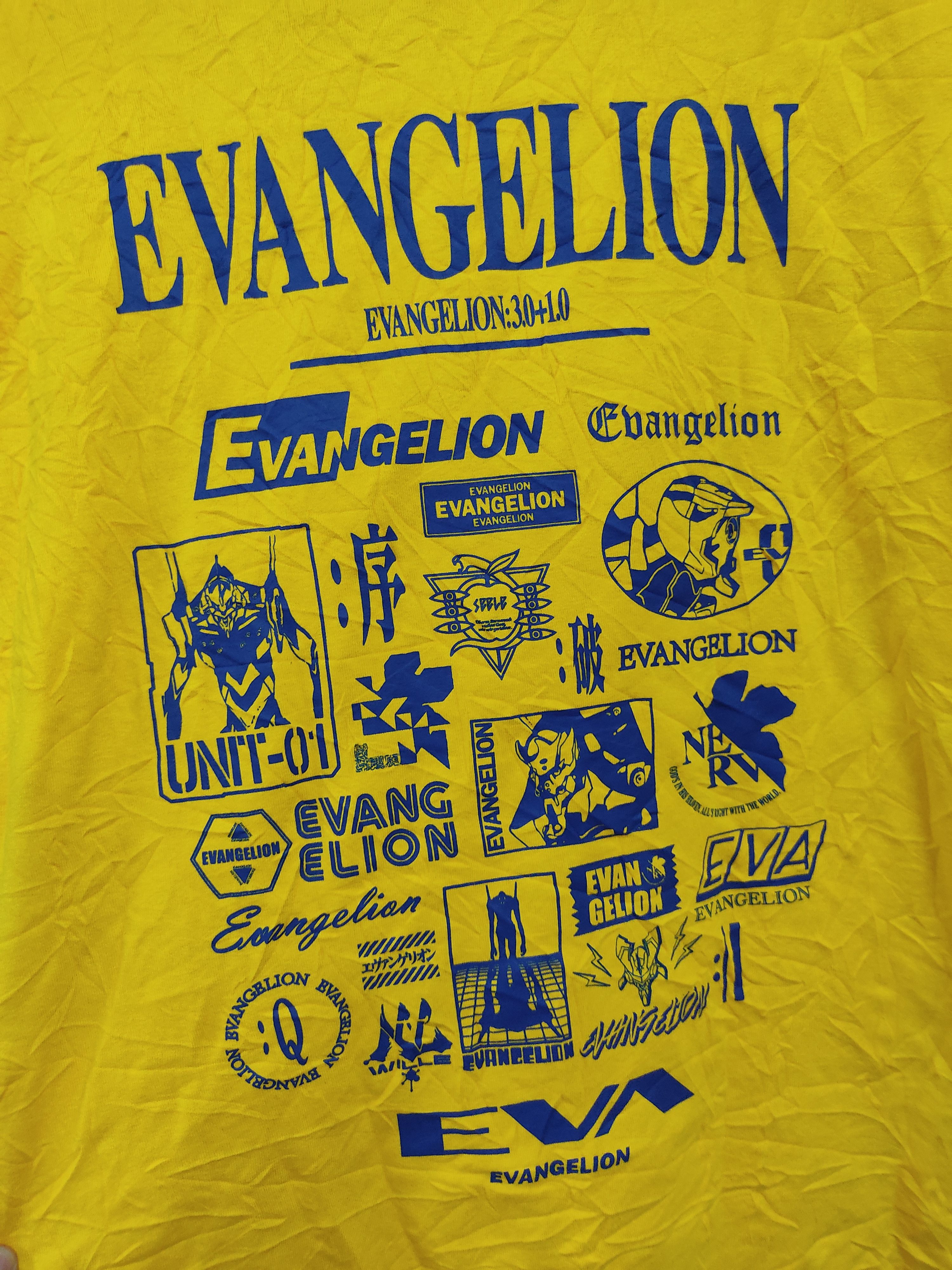 Anime × Cartoon Network EVANGELION ANIME T-SHIRT Size US XL / EU 56 / 4 - 2 Thumbnail