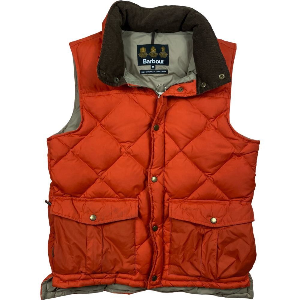 Barbour vest hot sale Orange