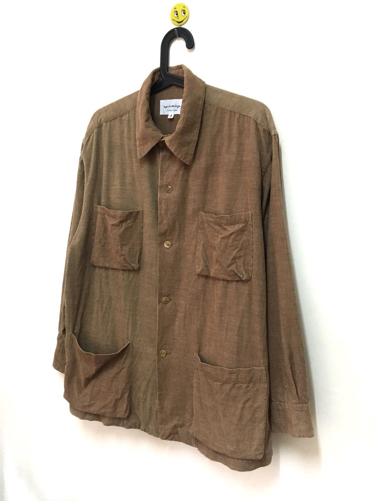 Designer Takeshi Yajima Button Up Long Sleeve Shirt 2 Tones Colour Size US L / EU 52-54 / 3 - 3 Thumbnail
