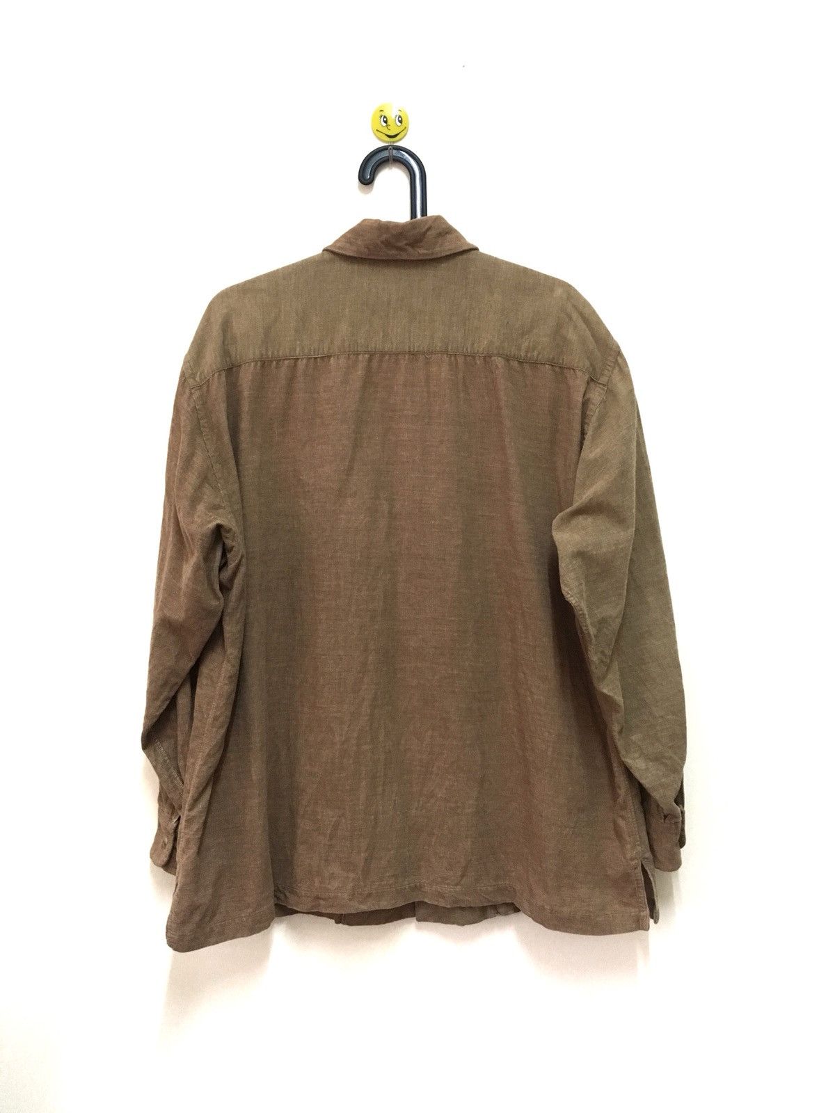 Designer Takeshi Yajima Button Up Long Sleeve Shirt 2 Tones Colour Size US L / EU 52-54 / 3 - 2 Thumbnail