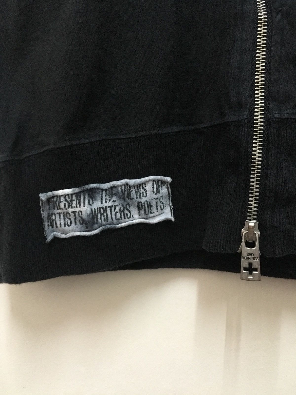 Japanese Brand Sho Bernings Sweater Zipper Hoodie Sleeveless Long Shirt Size US L / EU 52-54 / 3 - 3 Thumbnail