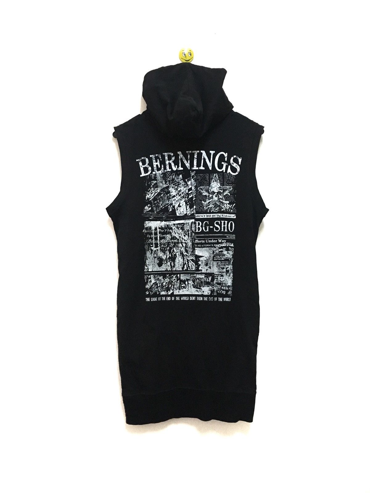Japanese Brand Sho Bernings Sweater Zipper Hoodie Sleeveless Long Shirt Size US L / EU 52-54 / 3 - 2 Thumbnail