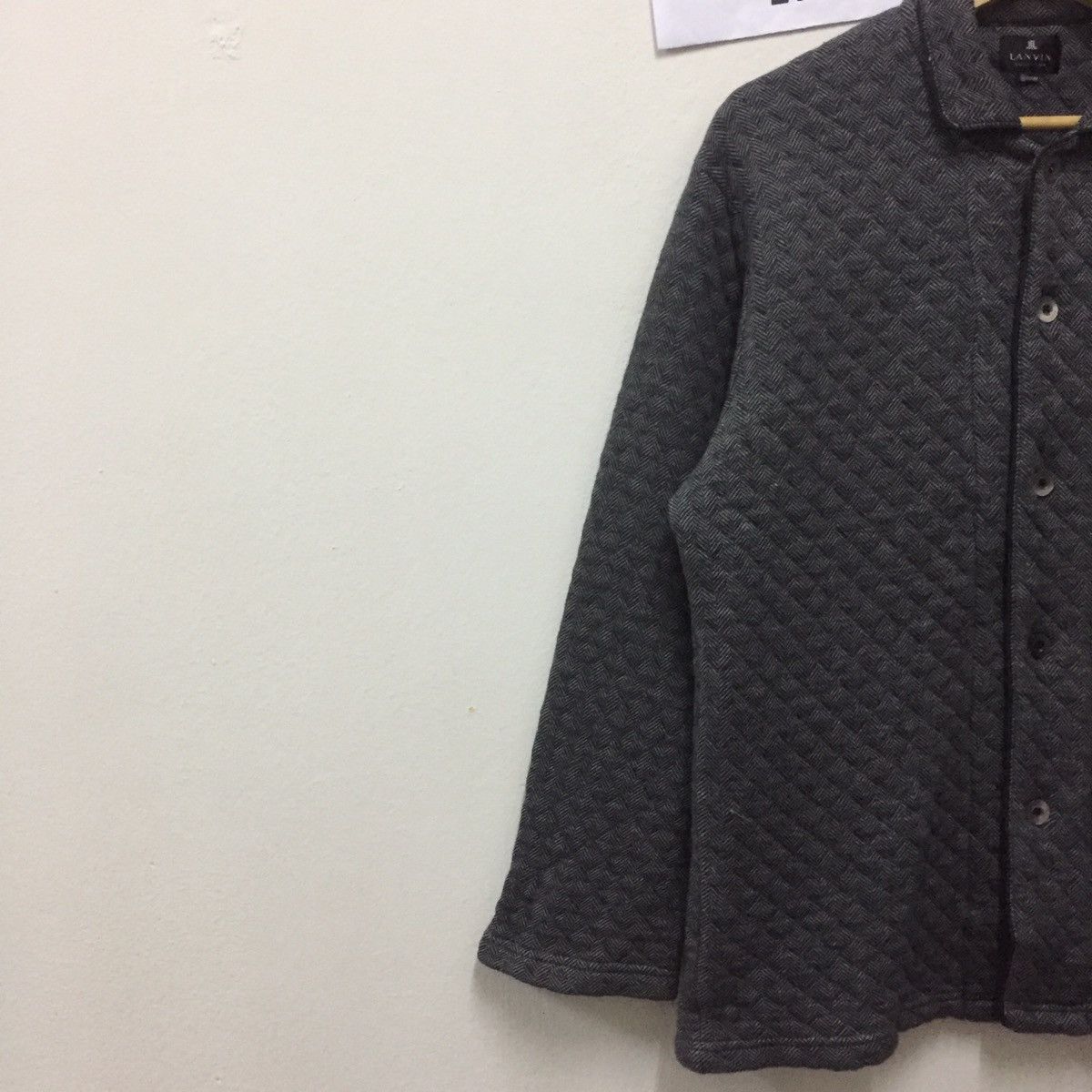 Lanvin × Vintage LANVIN Button UPS Quilted Sleepwear Size US M / EU 48-50 / 2 - 4 Thumbnail