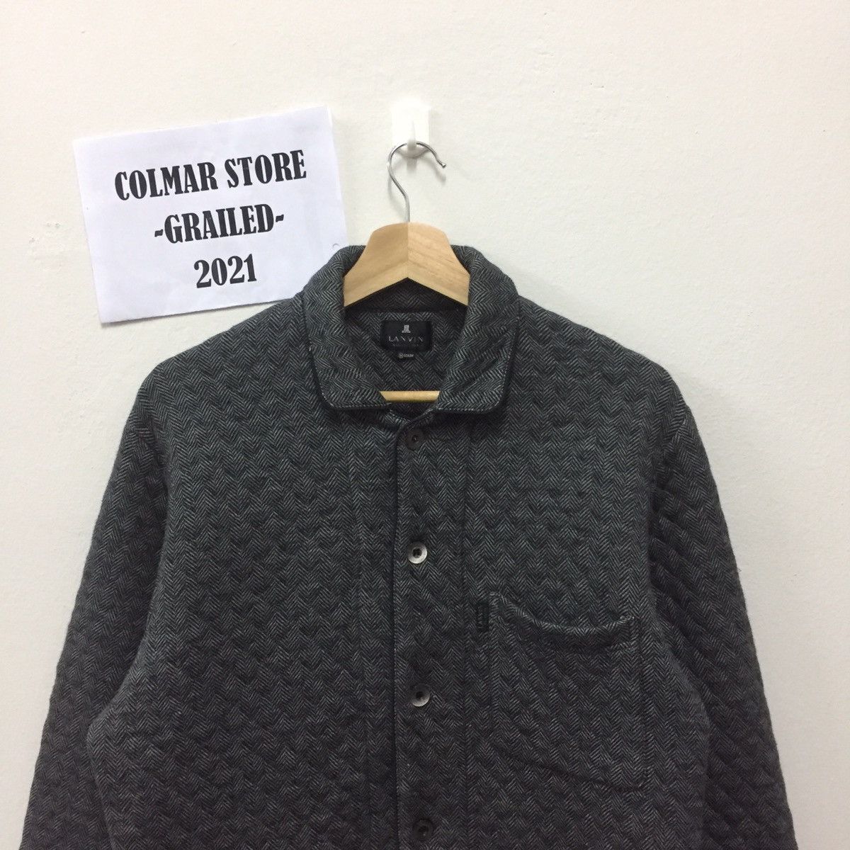 Lanvin × Vintage LANVIN Button UPS Quilted Sleepwear Size US M / EU 48-50 / 2 - 2 Thumbnail