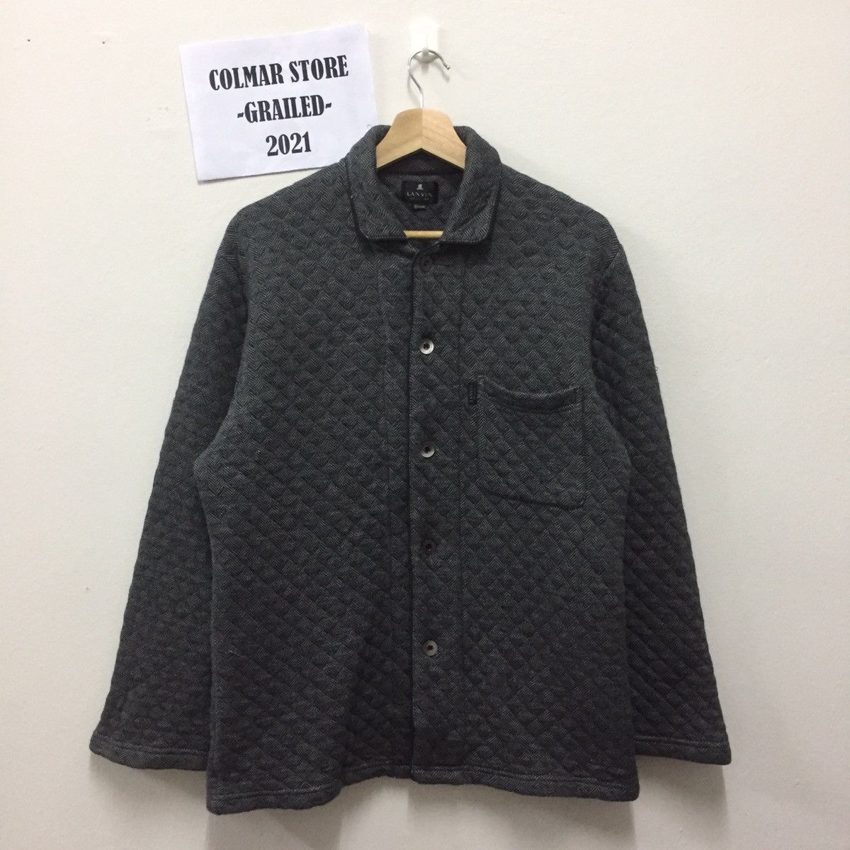 Lanvin × Vintage LANVIN Button UPS Quilted Sleepwear Size US M / EU 48-50 / 2 - 1 Thumbnail