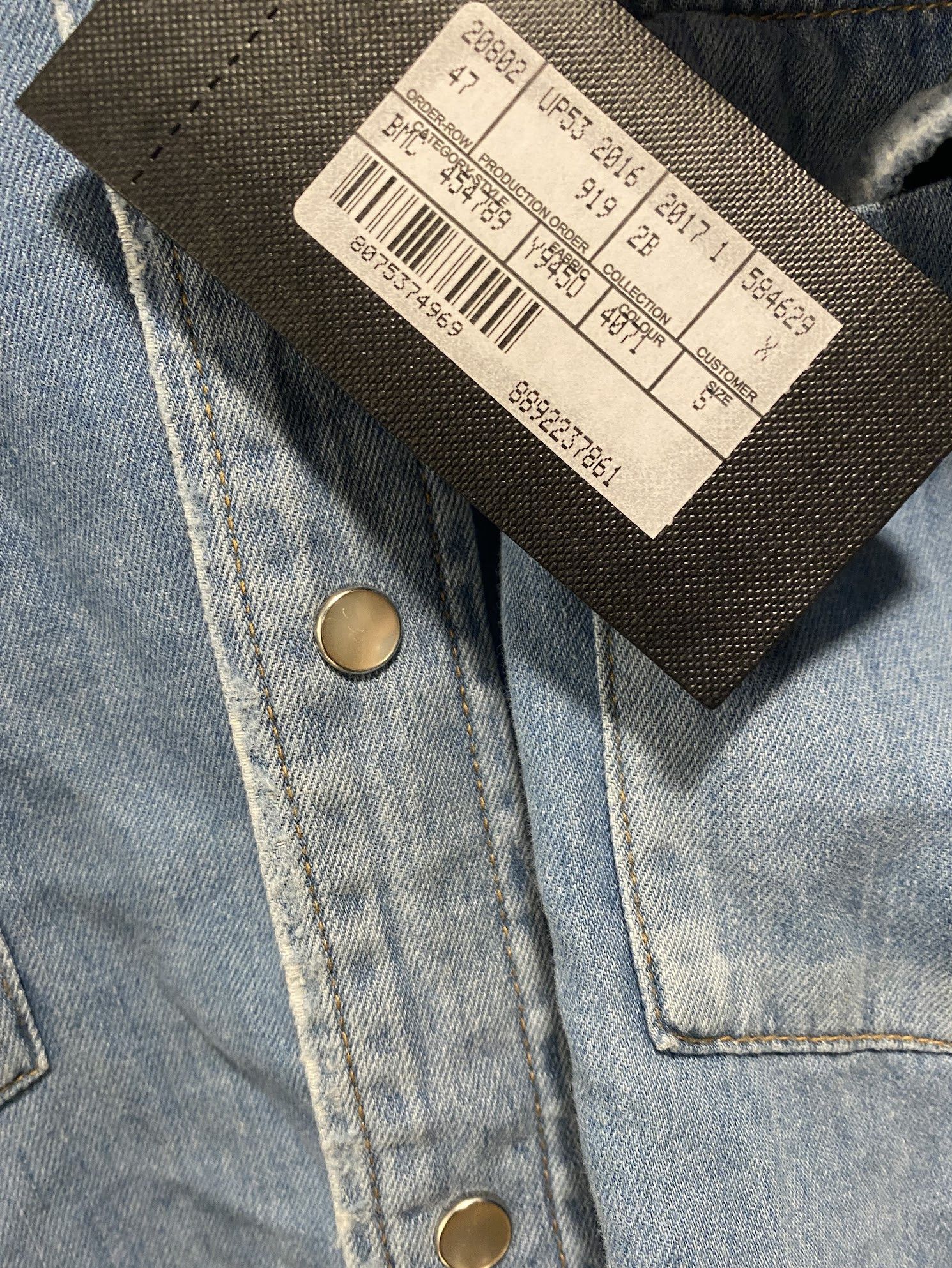 Hedi Slimane × Saint Laurent Paris saint laurent hedi distressed western shirt oversized Size US S / EU 44-46 / 1 - 3 Thumbnail