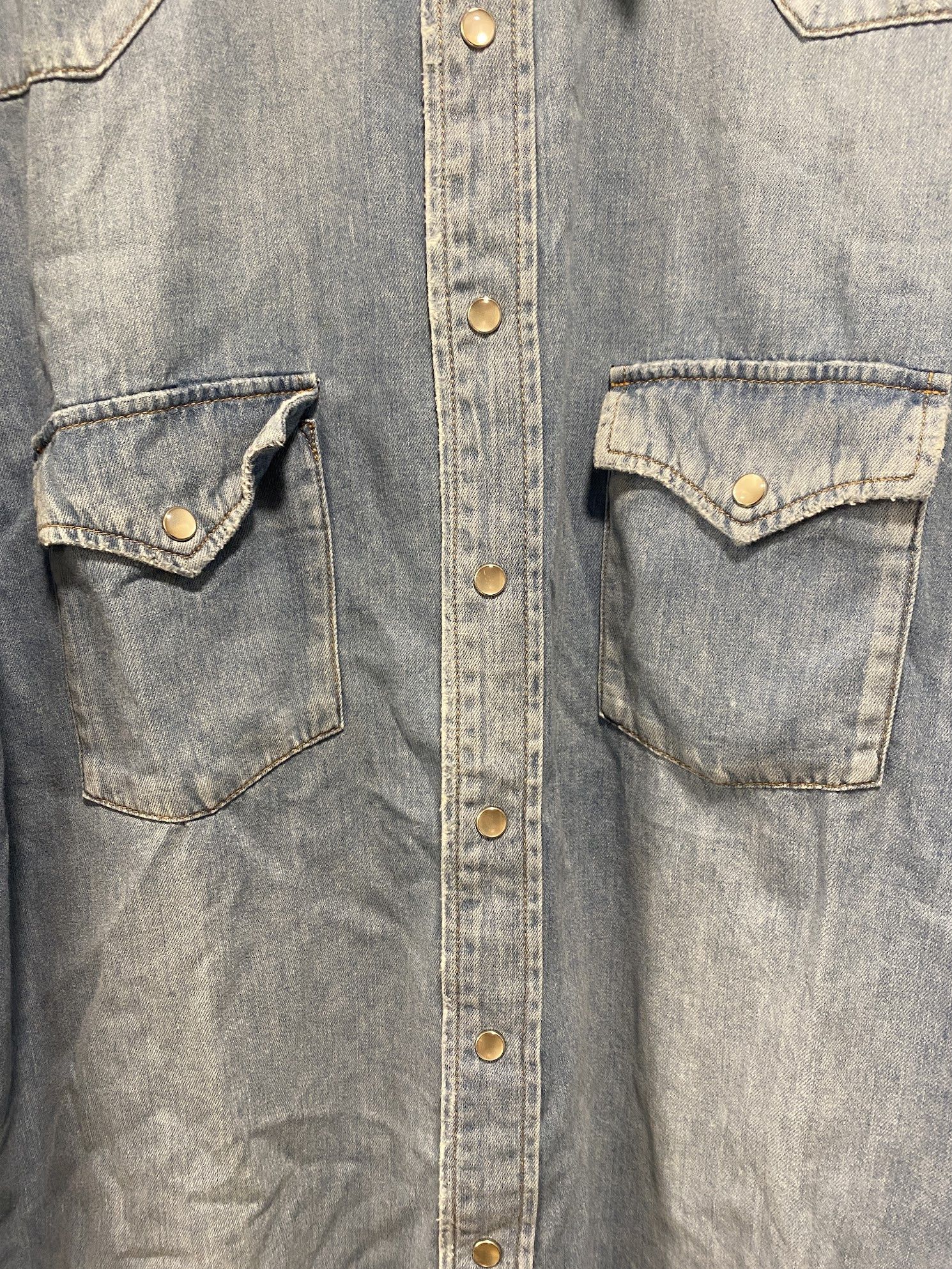 Hedi Slimane × Saint Laurent Paris saint laurent hedi distressed western shirt oversized Size US S / EU 44-46 / 1 - 6 Thumbnail