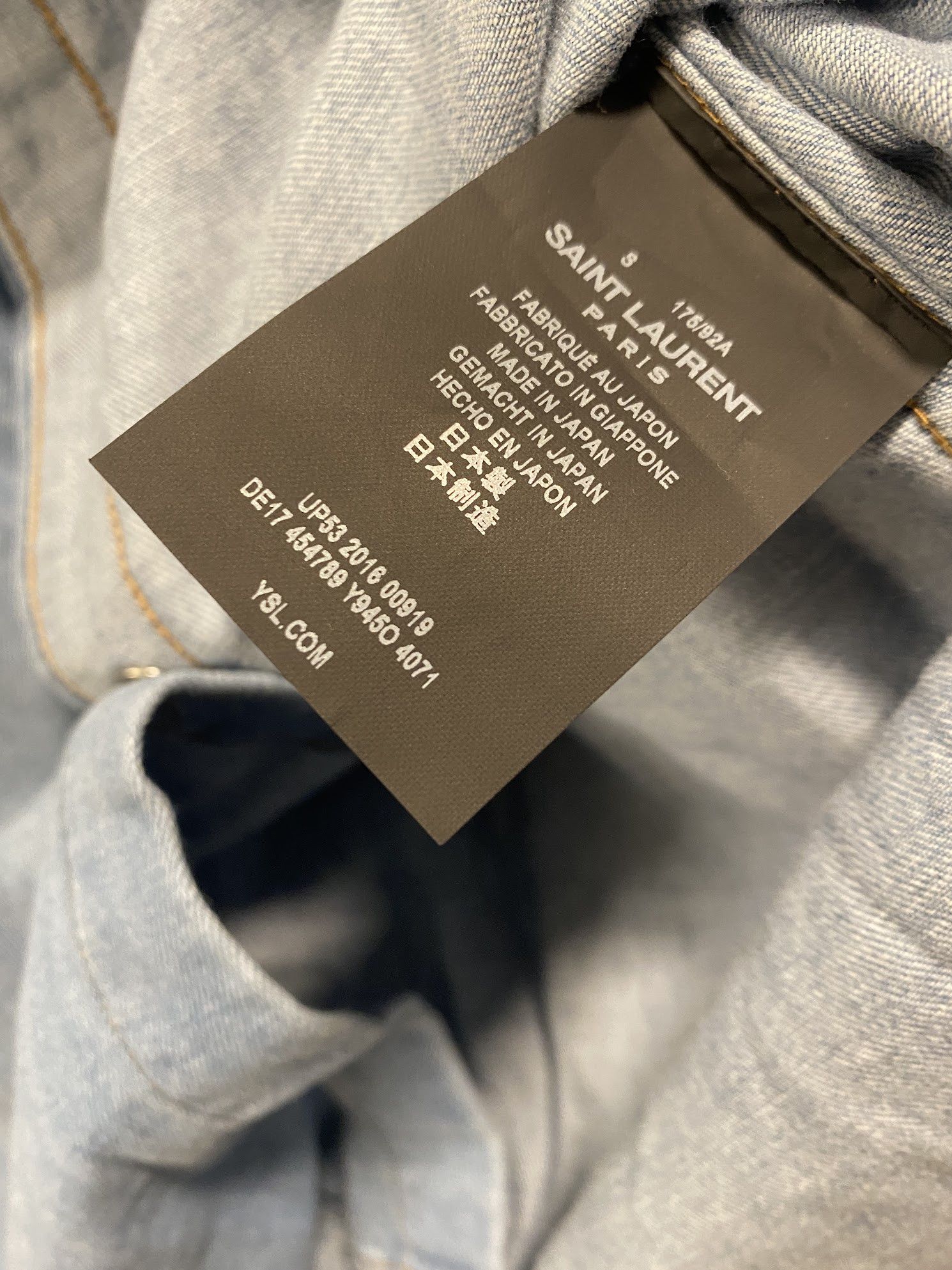 Hedi Slimane × Saint Laurent Paris saint laurent hedi distressed western shirt oversized Size US S / EU 44-46 / 1 - 7 Thumbnail