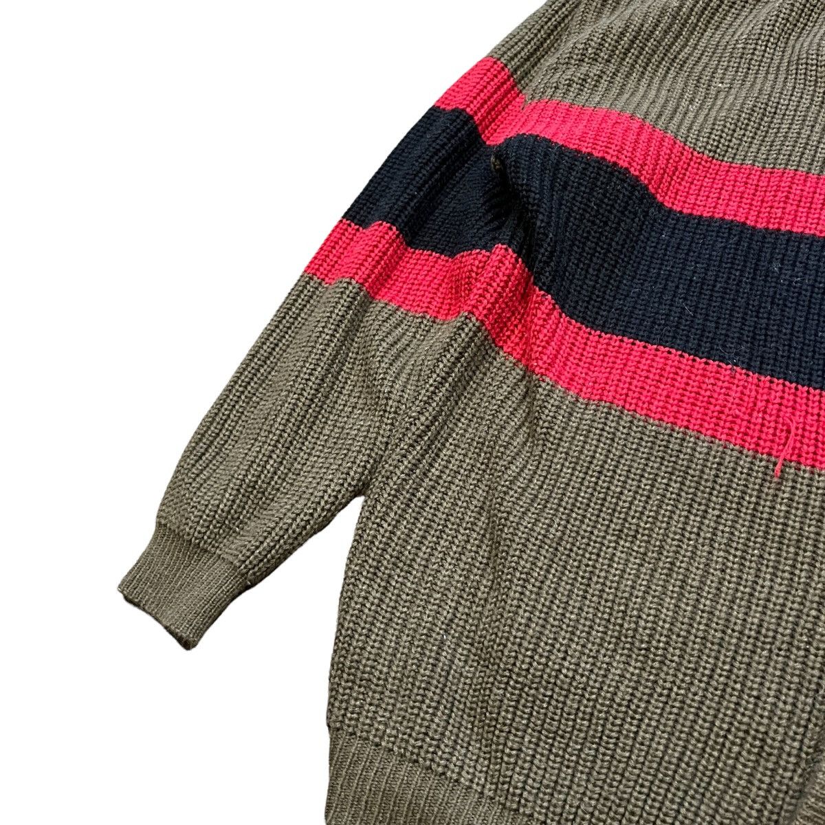Vintage Vintage Zepellin Striped Cardigan Sweater Size US L / EU 52-54 / 3 - 2 Preview